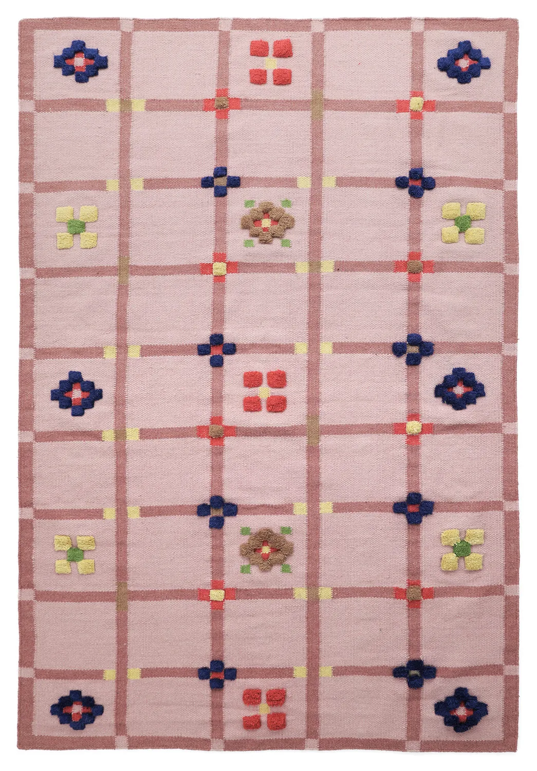 Vlnený koberec - Lausanne Flatweave Tufted Premium (ružová)