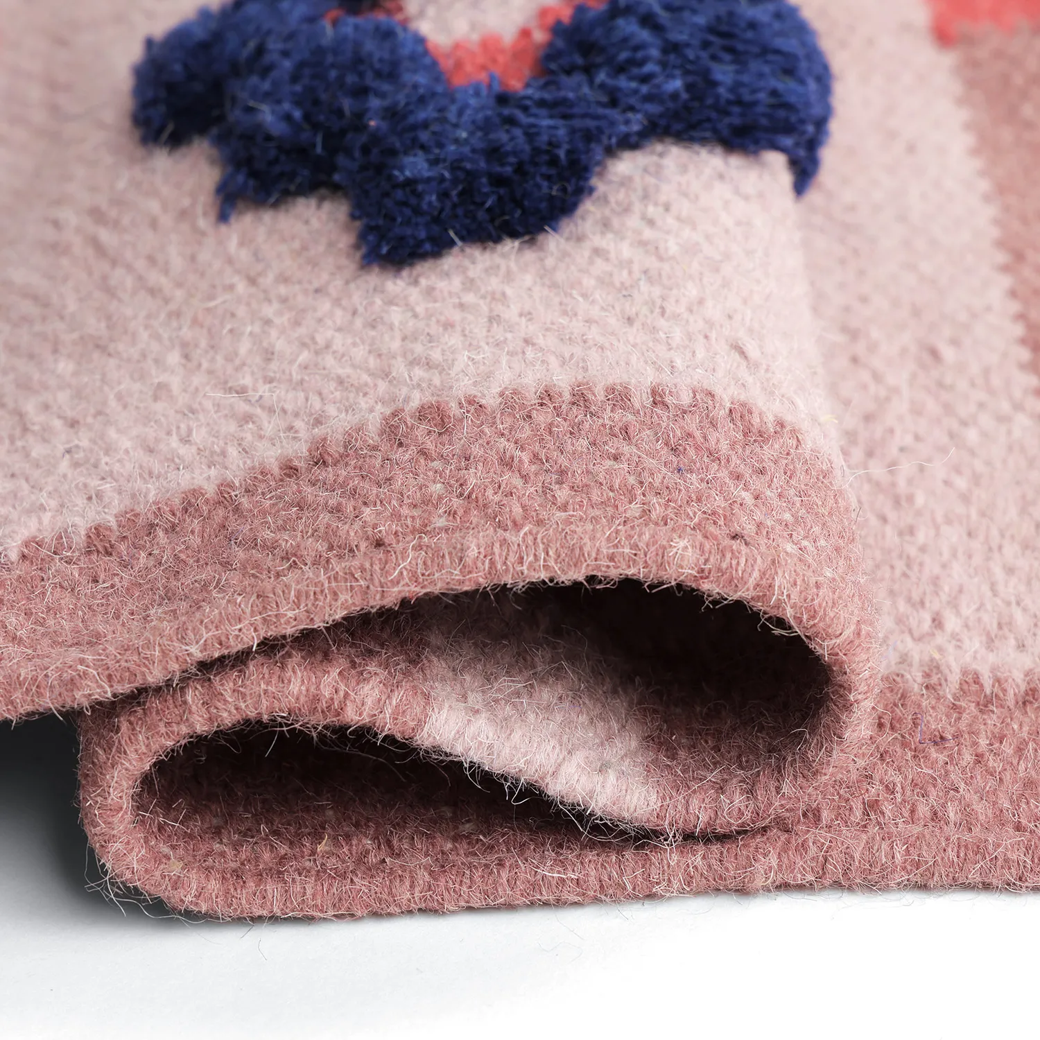 Vlnený koberec - Lausanne Flatweave Tufted Premium (ružová)