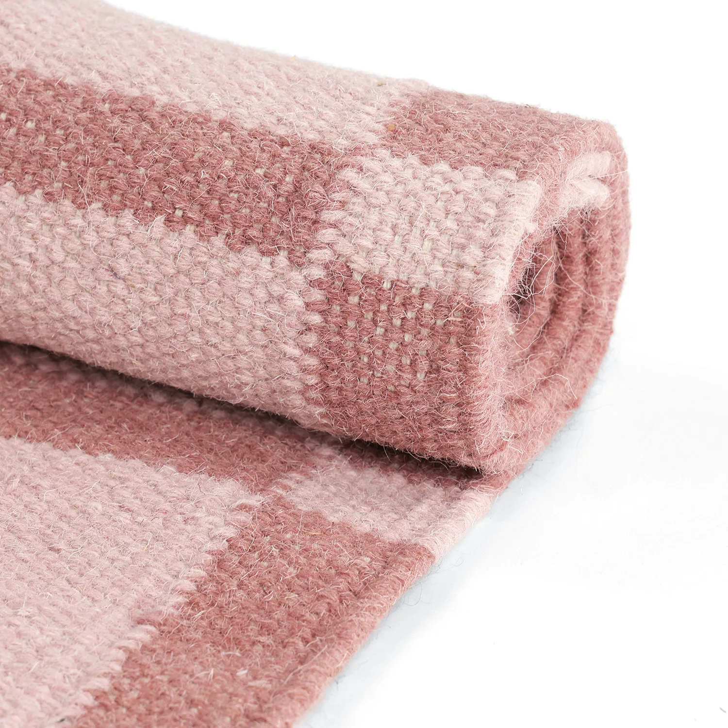 Vlnený koberec - Lausanne Flatweave Tufted Premium (ružová)