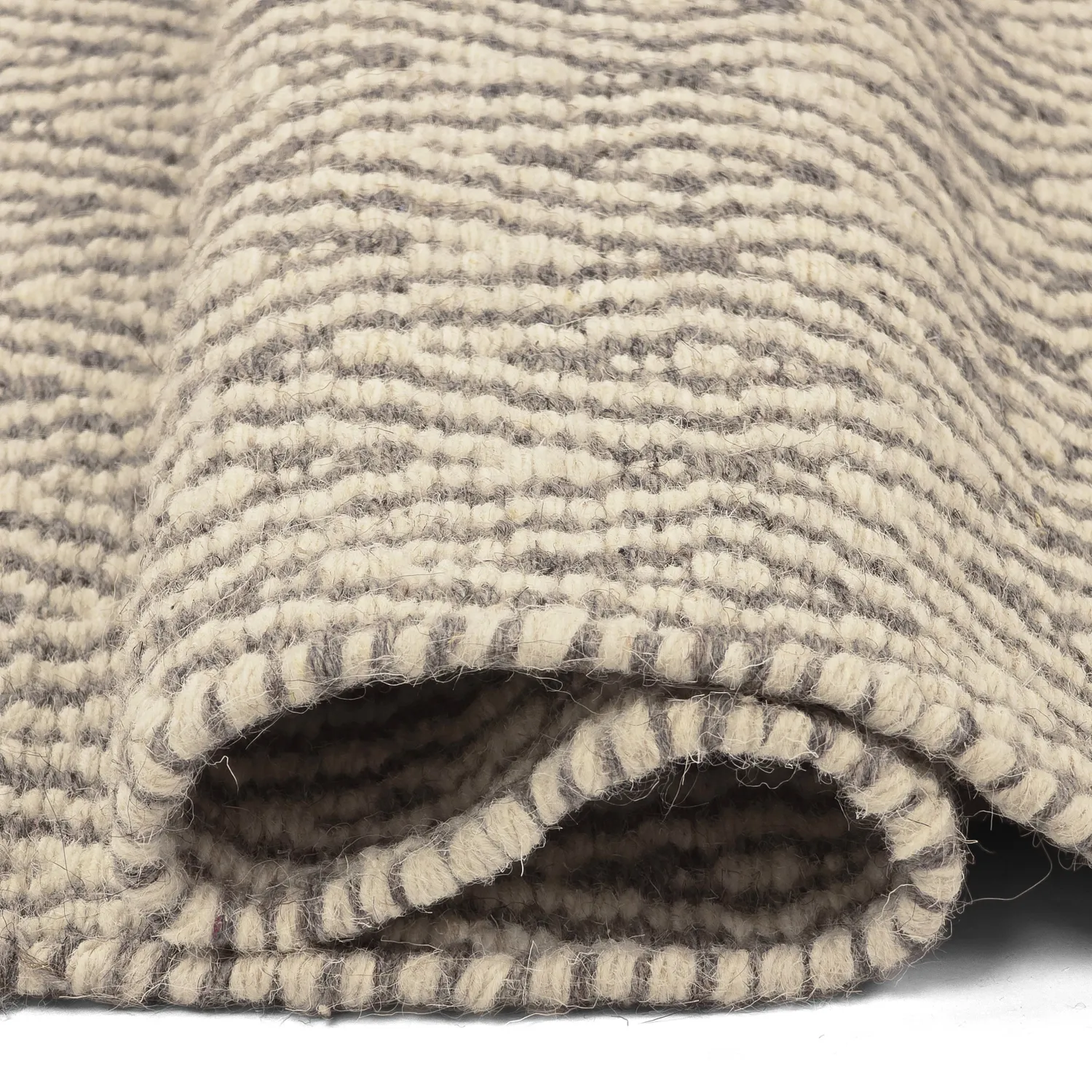 Vlnený koberec - Monastir (šedá/biela)