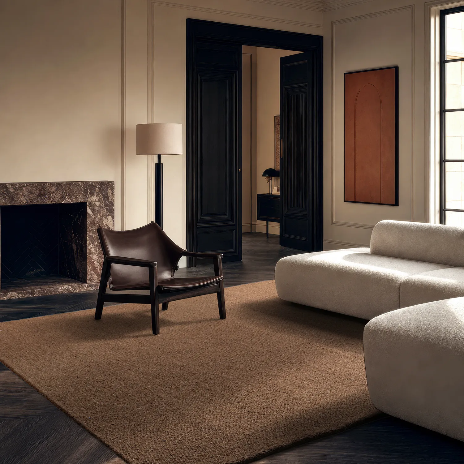 Vlnený koberec - Montmartre Loop Handtufted Wool (hnedý)