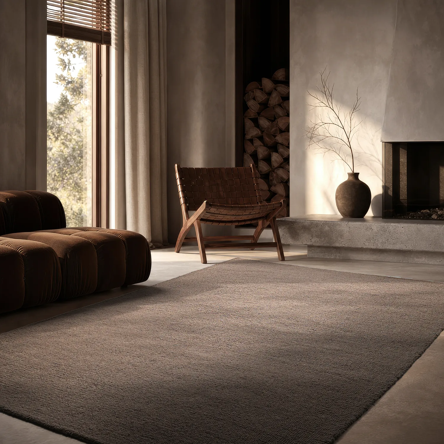 Vlnený koberec - Montmartre Loop Handtufted Wool (taupe)