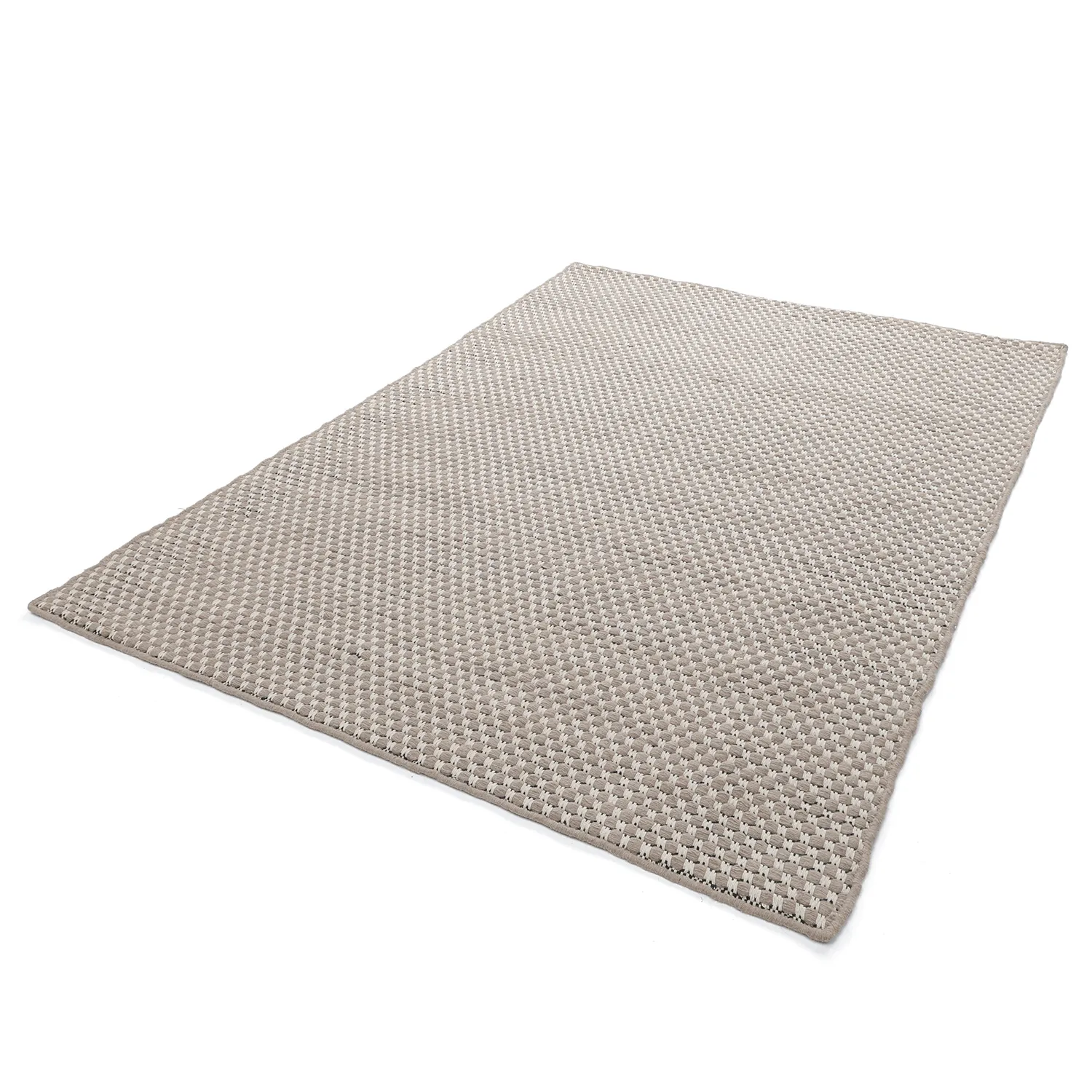 Vlnený koberec - Ovelia (taupe/biela)