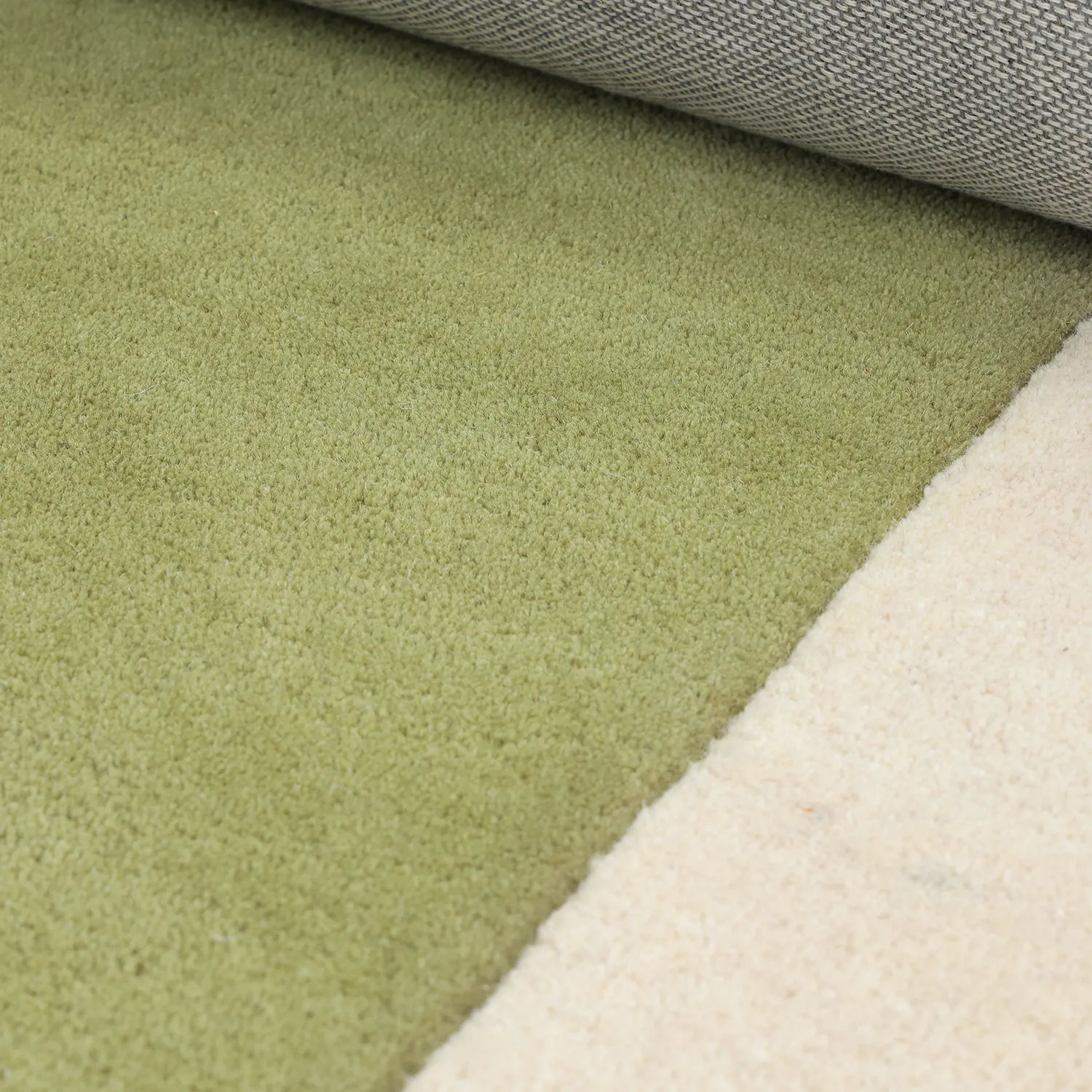 Vlnený koberec - Puri Hand Tufted Wool Premium (zelená/krémová)