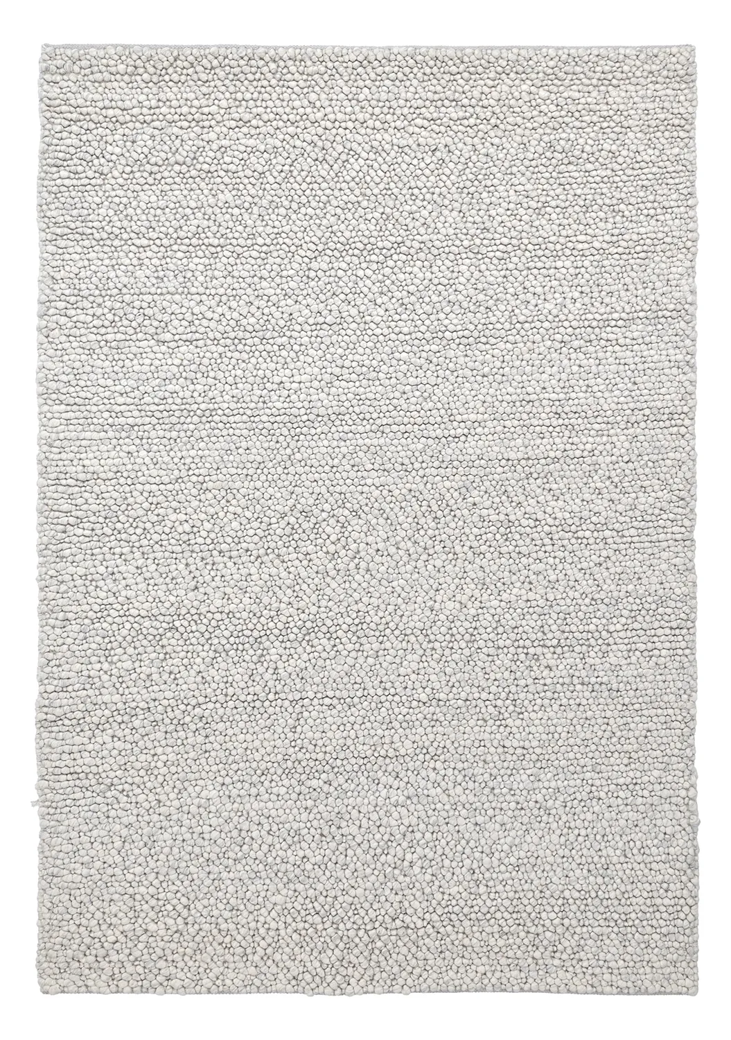 Ullmatta - Sala Irregular Wool Bubble (ljusgrå melerad)