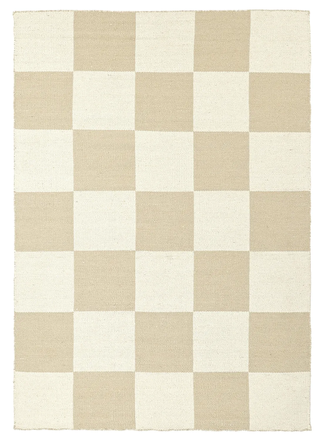 Vlněný koberec - Scacco (bílý/beige)