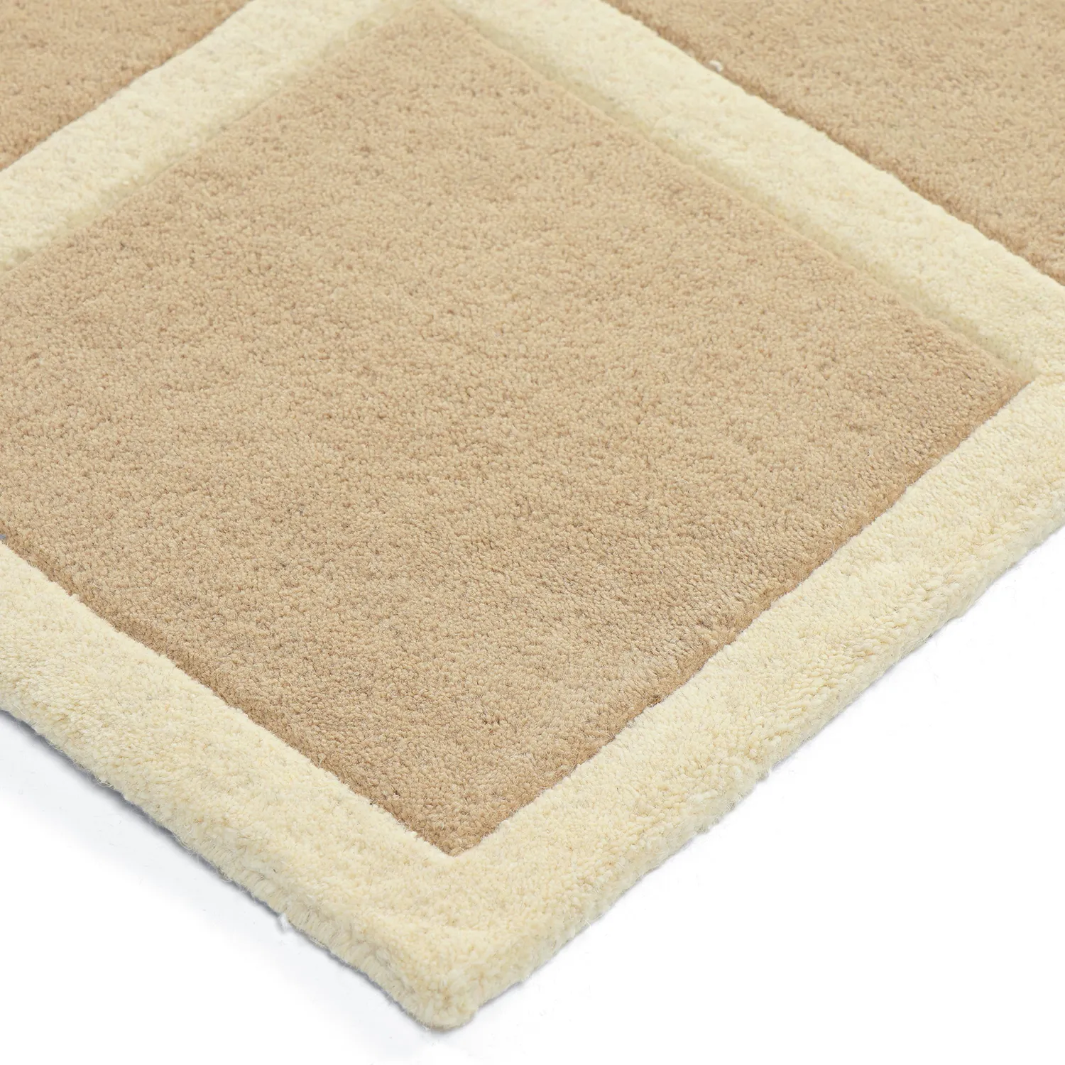 Vlnený koberec - Syl Hand Tufted Wool Premium (béžová/krémová)