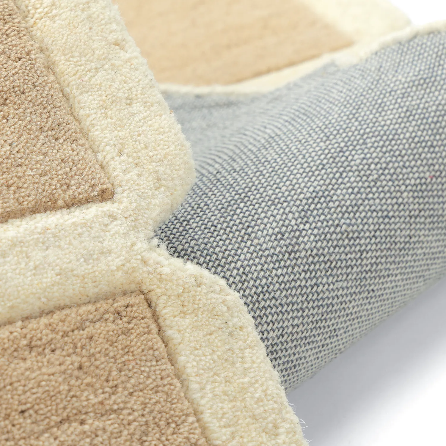 Vlnený koberec - Syl Hand Tufted Wool Premium (béžová/krémová)