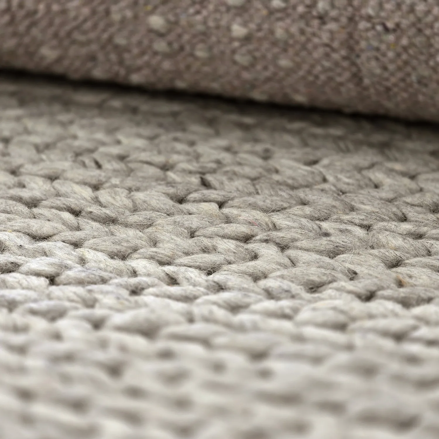 Vlnený koberec - Talvia Braided Wool (šedý)