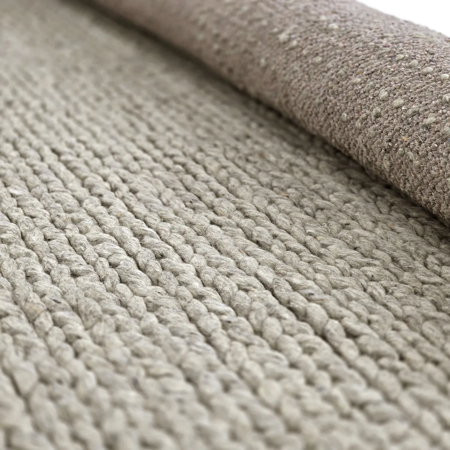 Vlnený koberec - Talvia Braided Wool (šedý)