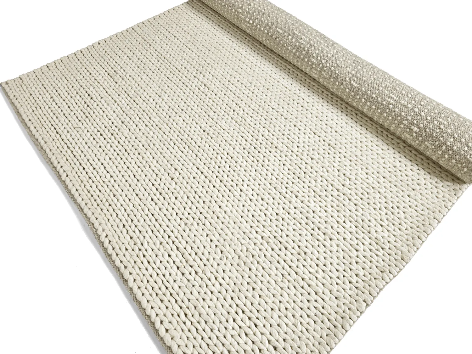 Vlnený koberec - Talvia Braided Wool (off white)