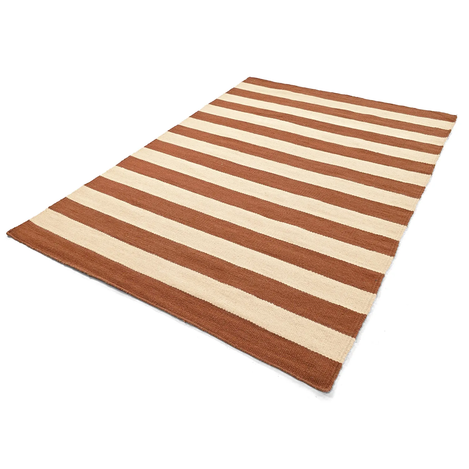 Vlněný koberec - Torquay (skořicová/bílá)