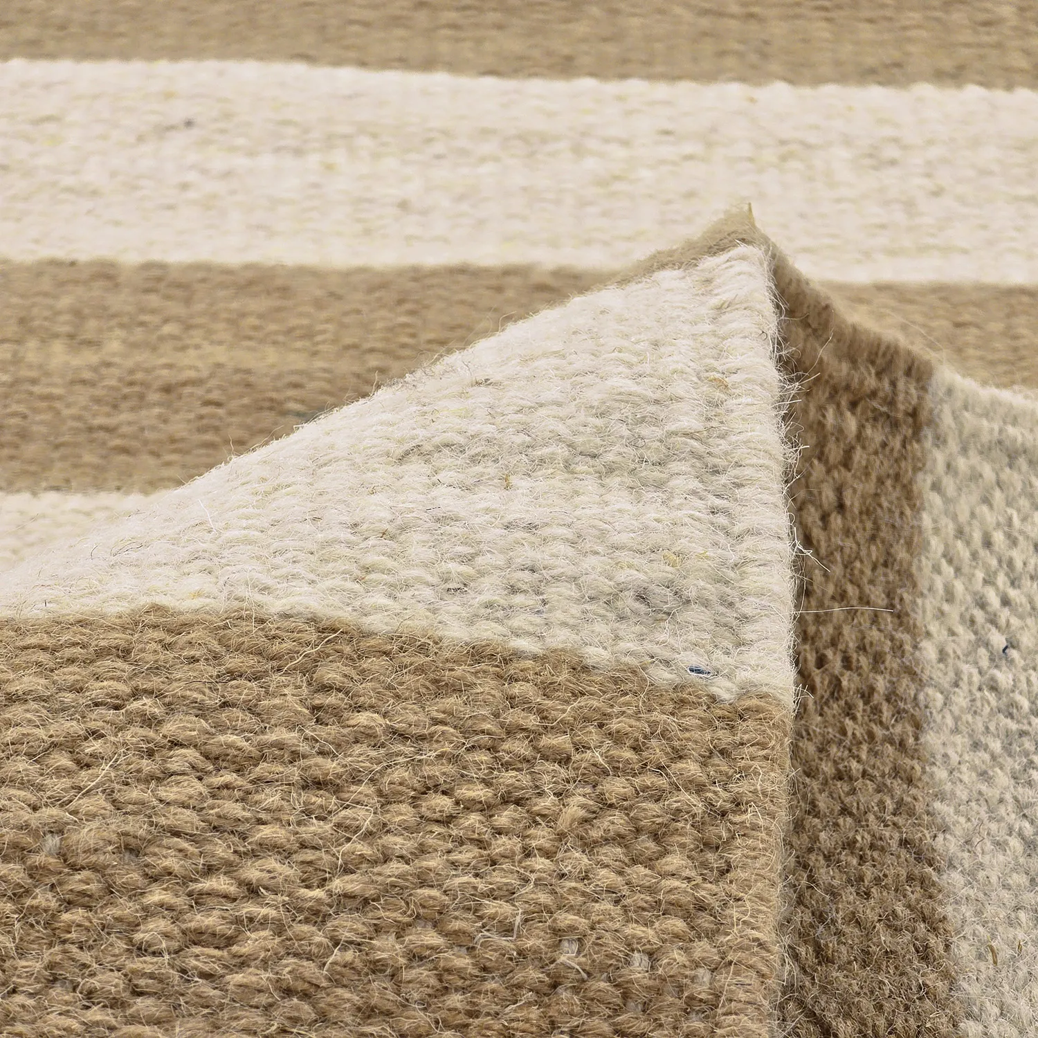 Vlněný koberec - Torquay (bílá/beige)