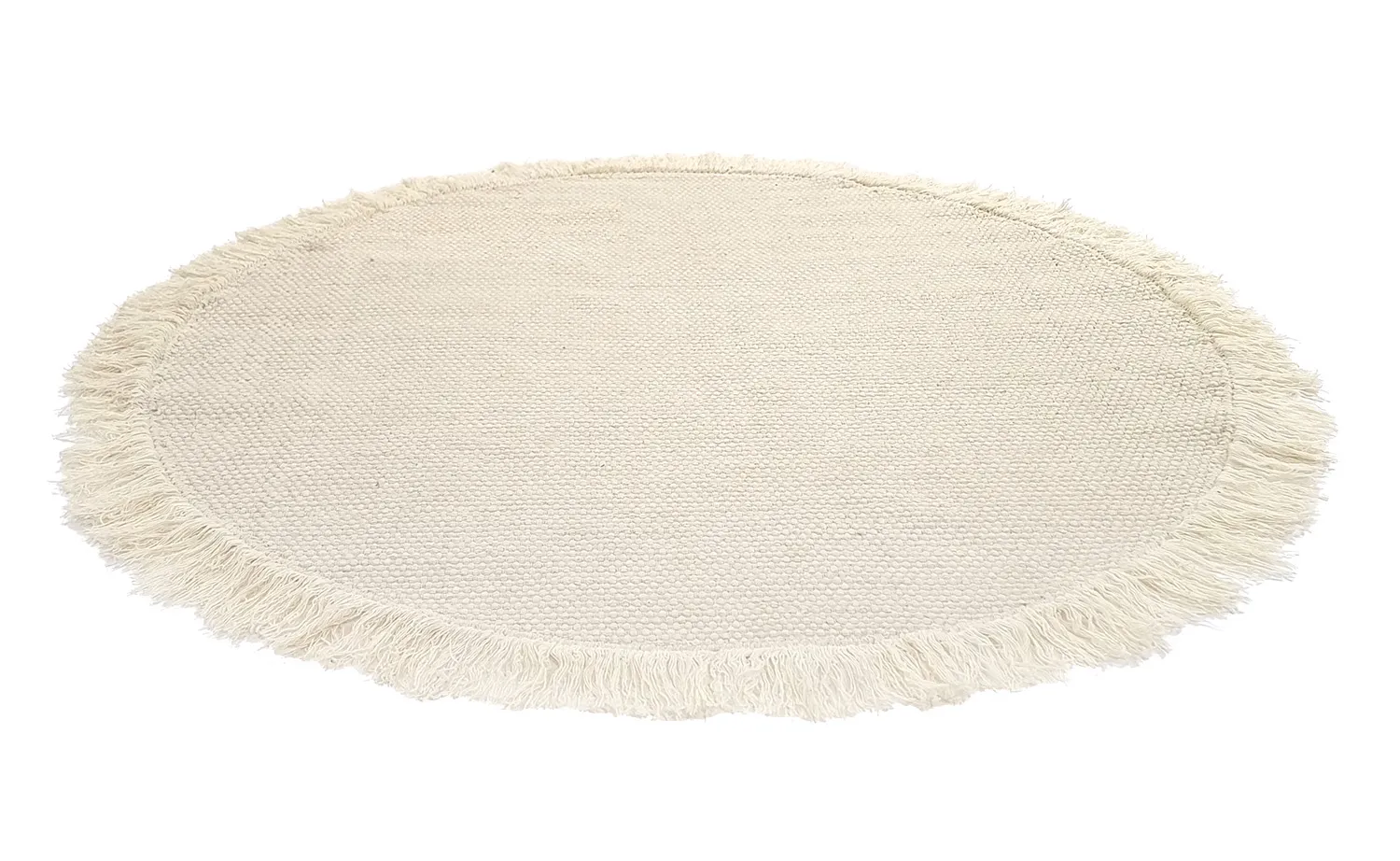 Kruhový koberec - Pike (krémový)