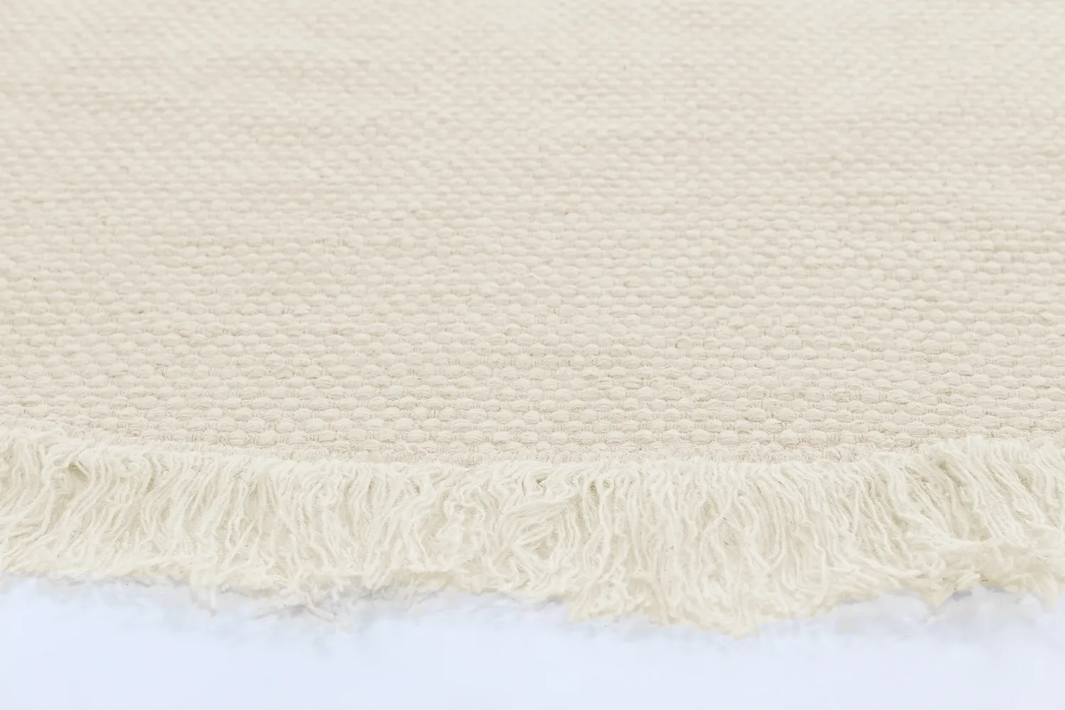 Kruhový koberec - Pike (krémový)