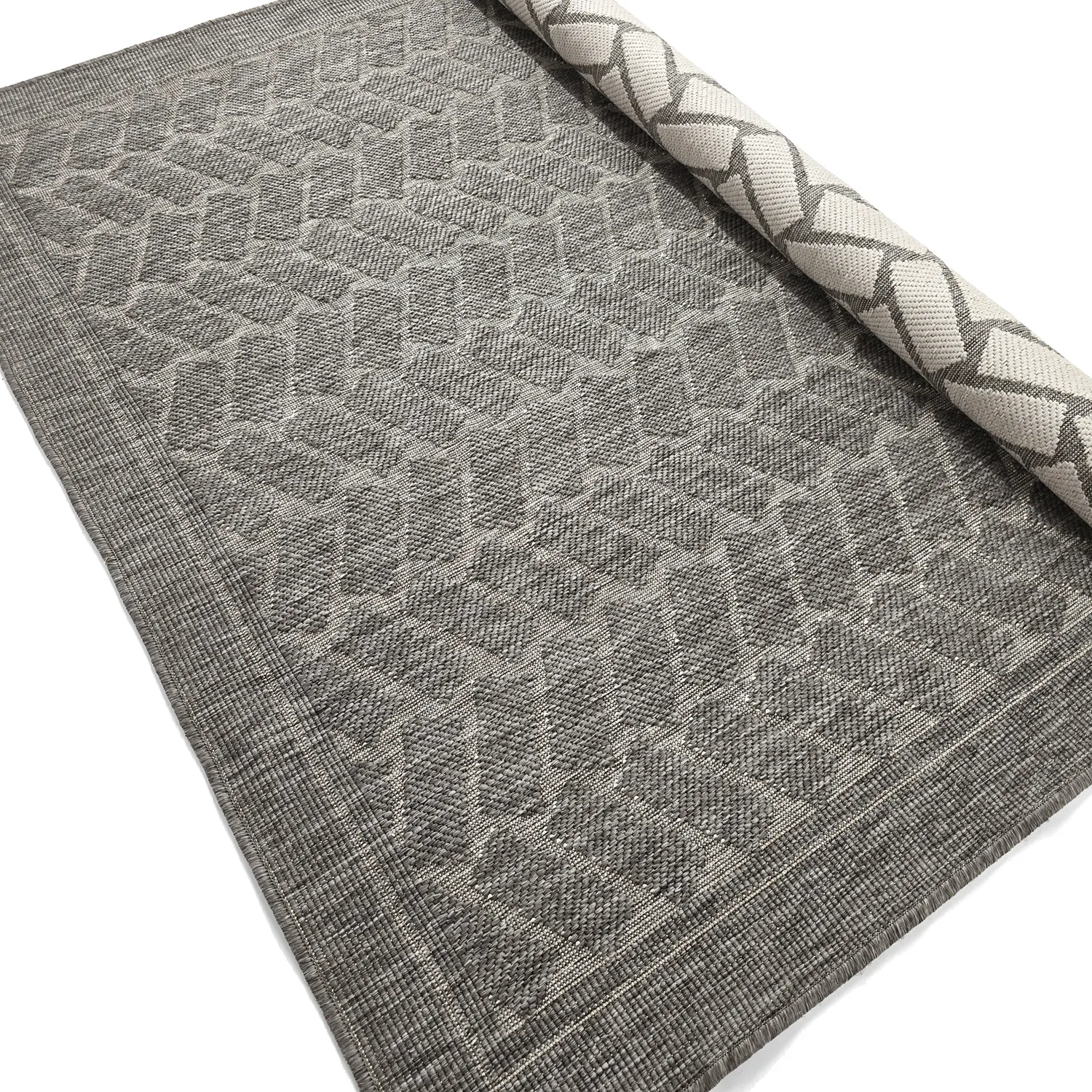 Koberec do interiéru a exteriéru - Aria (šedá)