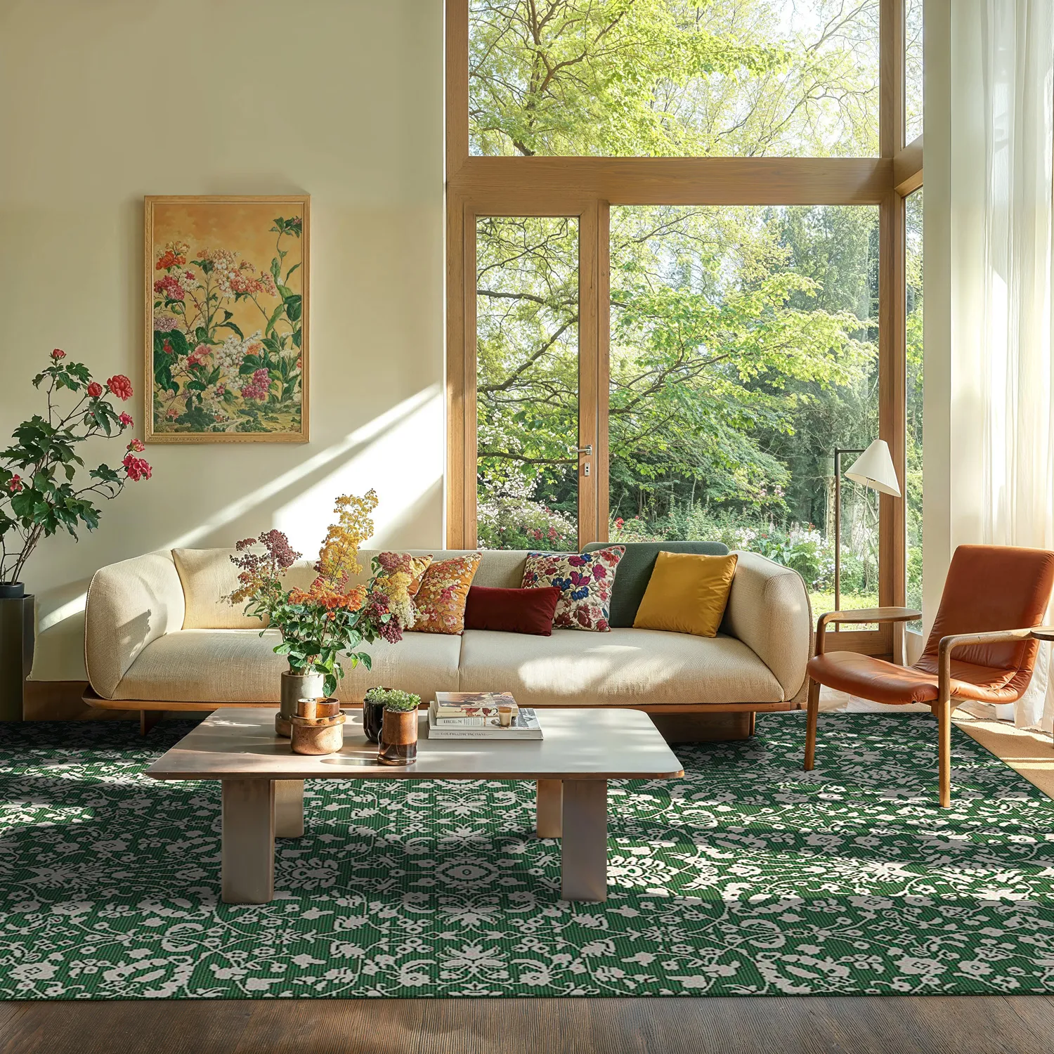 Koberec na interiér a exteriér - Brussels Ocean (zelený)