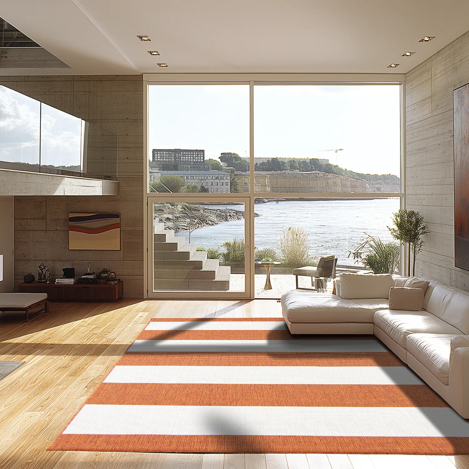 Inomhus- utomhusmatta - Santana (orange)