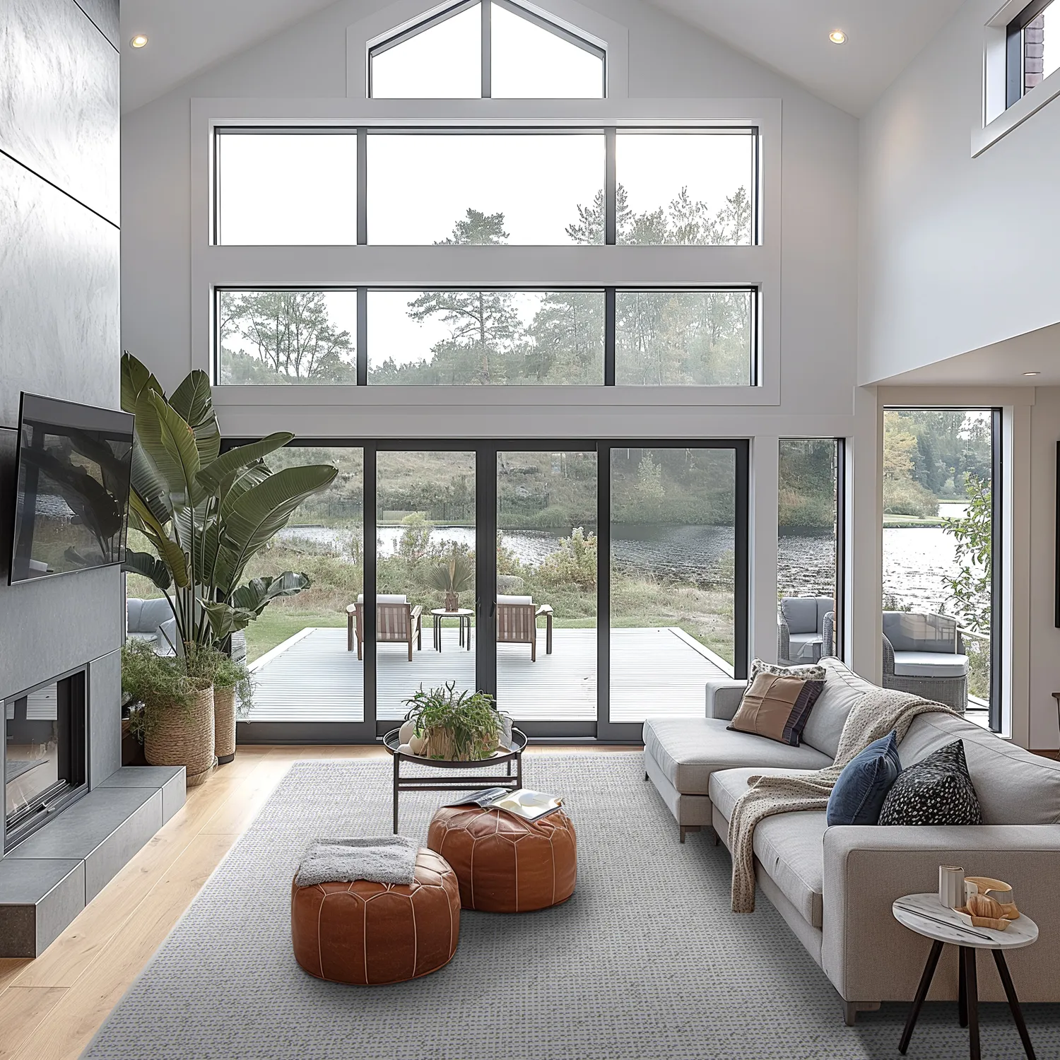 Koberec do interiéru a exteriéru - Tromsø (hnedý)