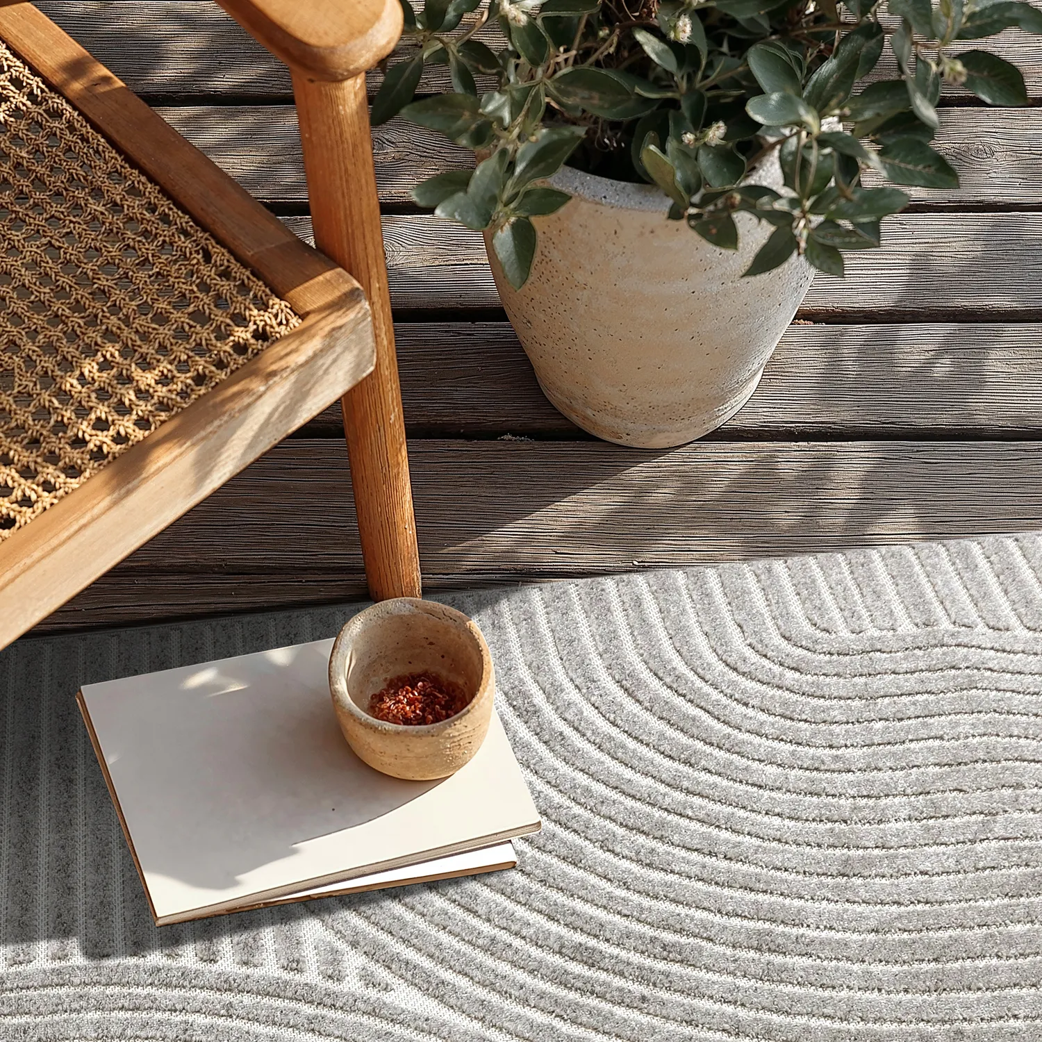 Shaggy Indoor/Outdoor - Devon (šedá)