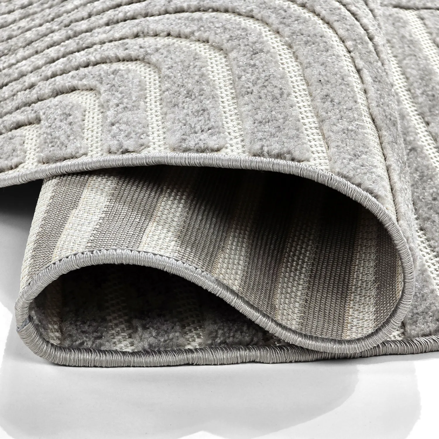 Kruhový koberec - Indoor/Outdoor Devon (šedá)