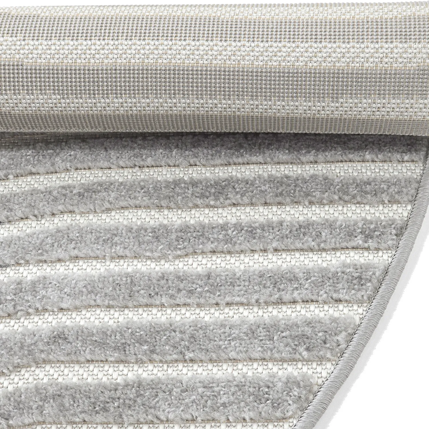 Kruhový koberec - Indoor/Outdoor Devon (šedá)