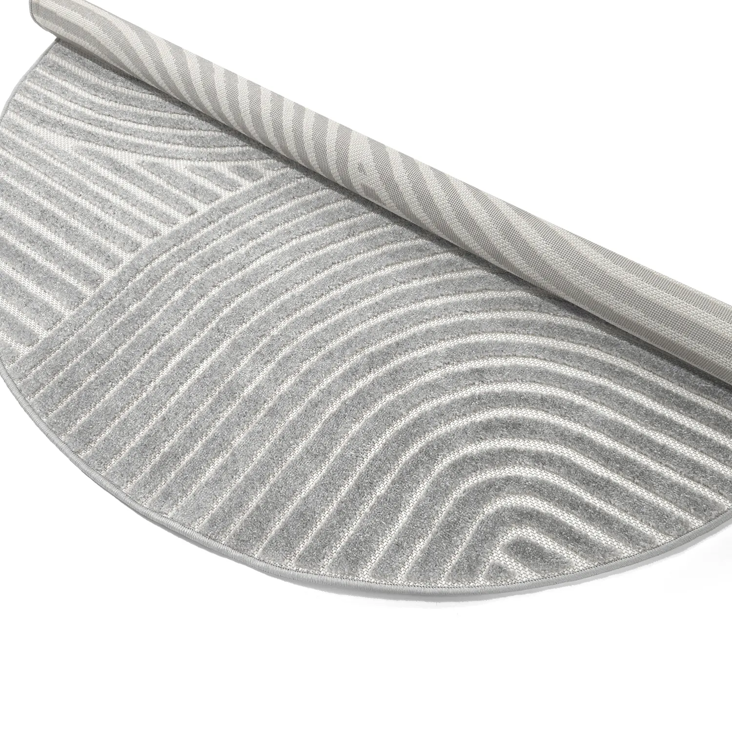 Kruhový koberec - Indoor/Outdoor Devon (šedá)