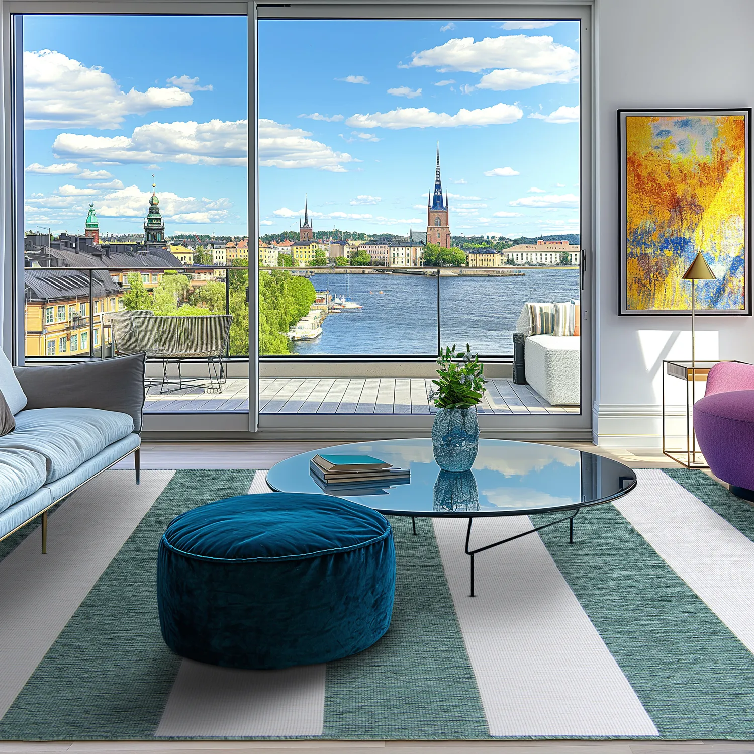 Koberec pre interiér a exteriér - Santana (zelený)