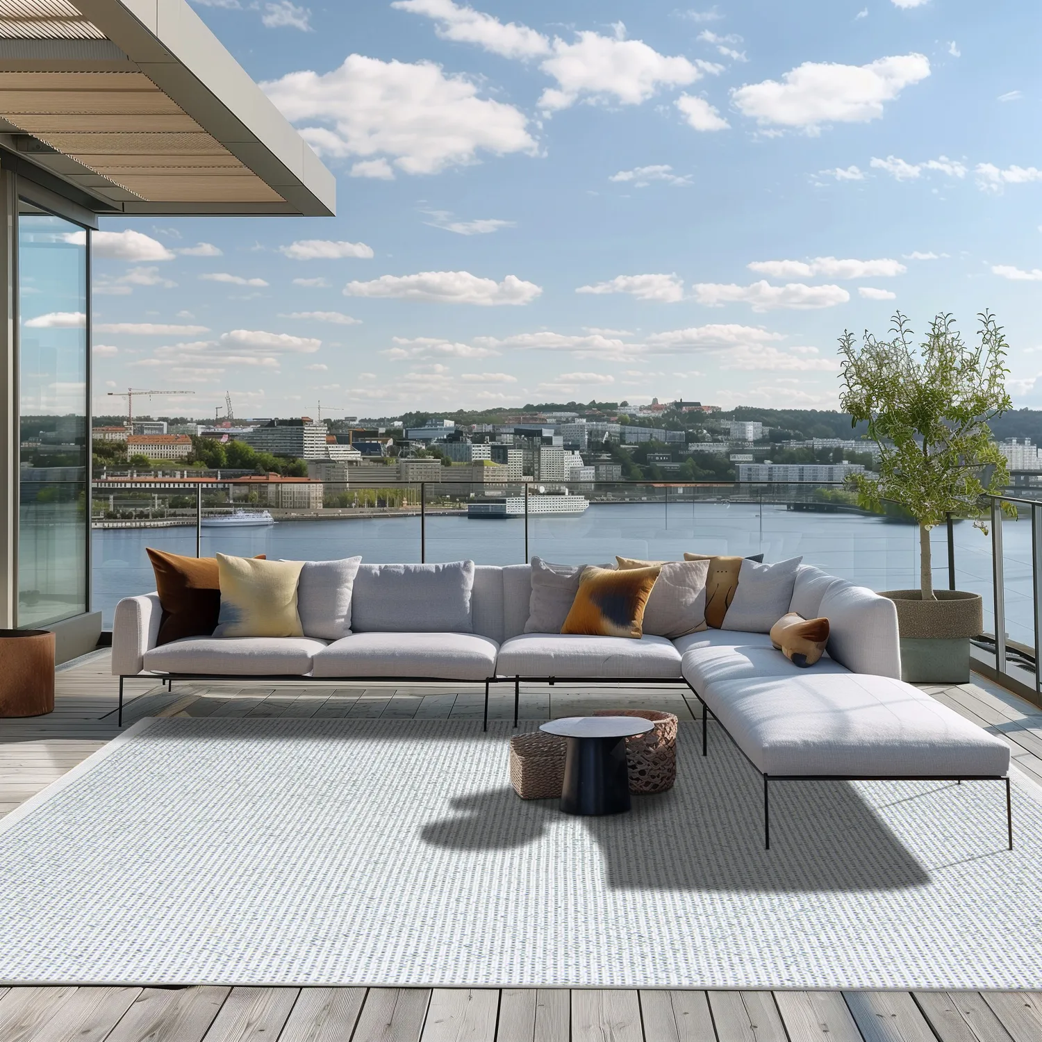 Koberec na interiér a exteriér - Tromsø (zelený)