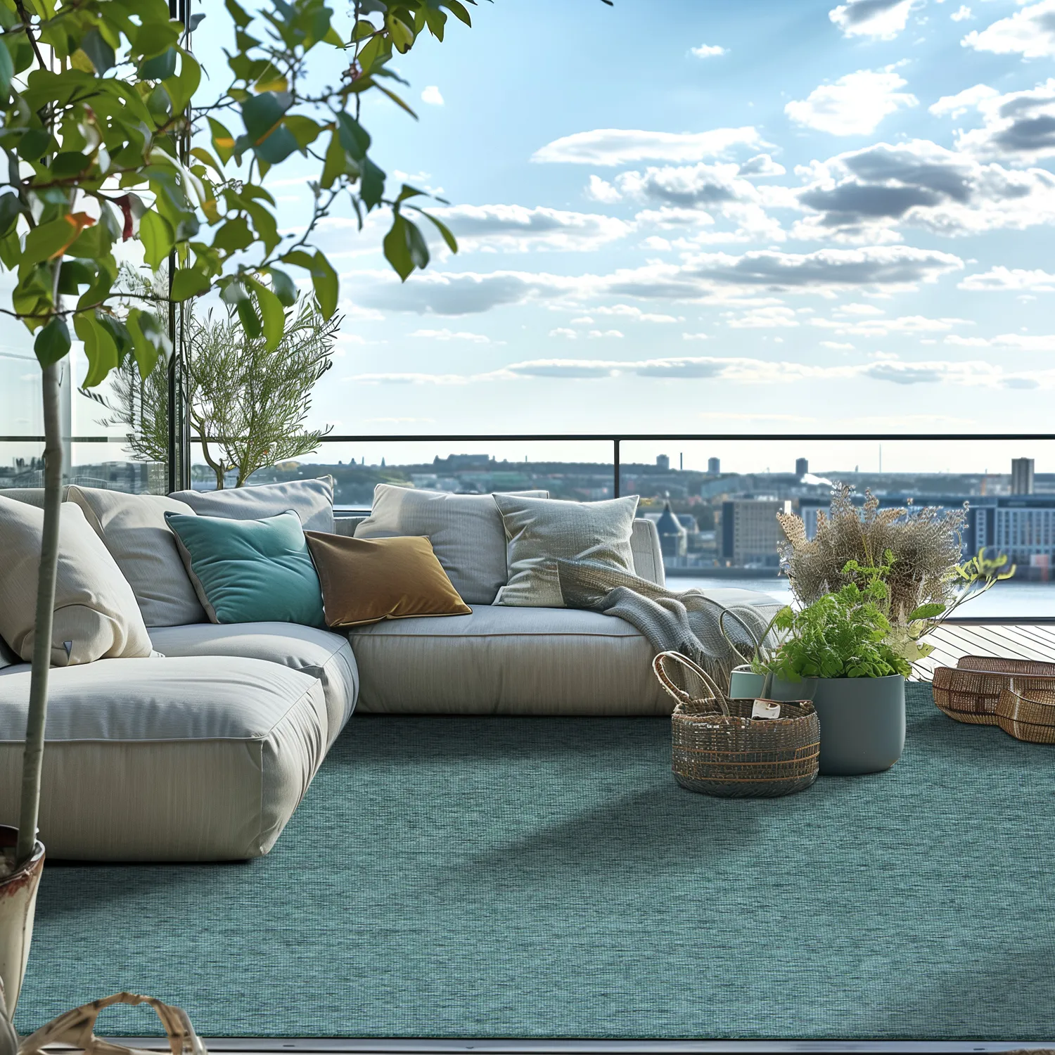 Koberec na interiér a exteriér - Monsanto (zelený)