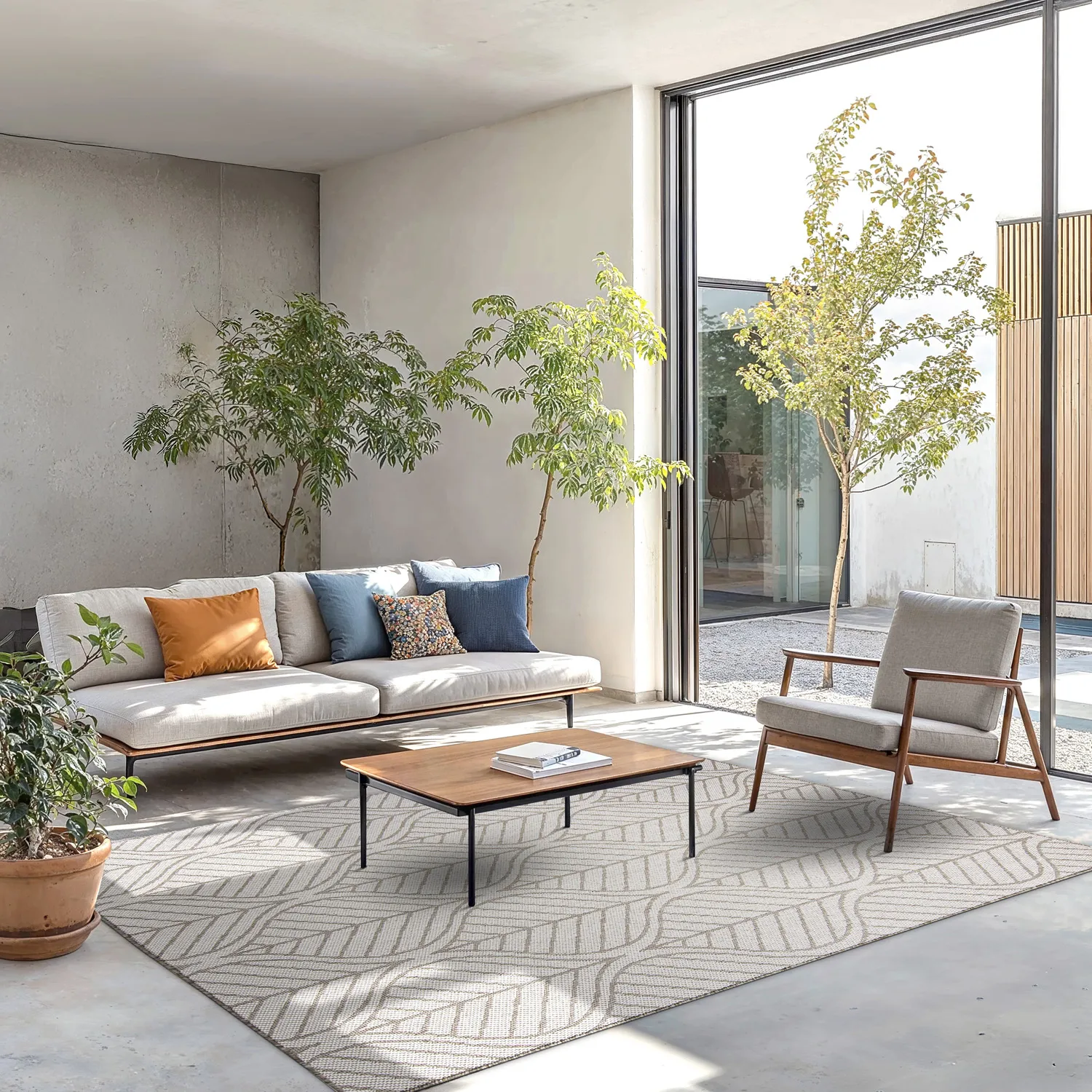 Koberec pre interiér a exteriér - Harvey (béžový)