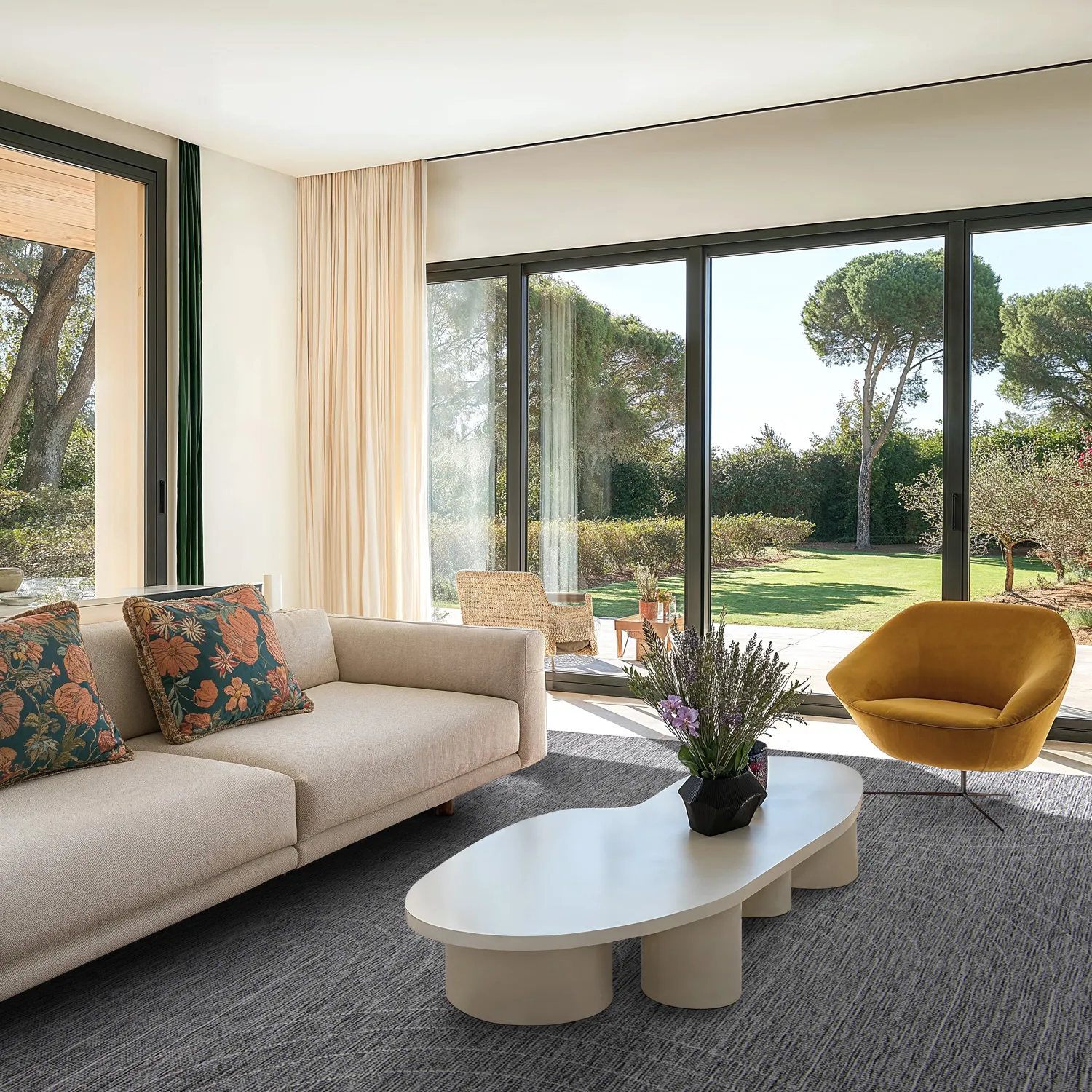 Koberec pre interiér a exteriér - Hayden (šedý)