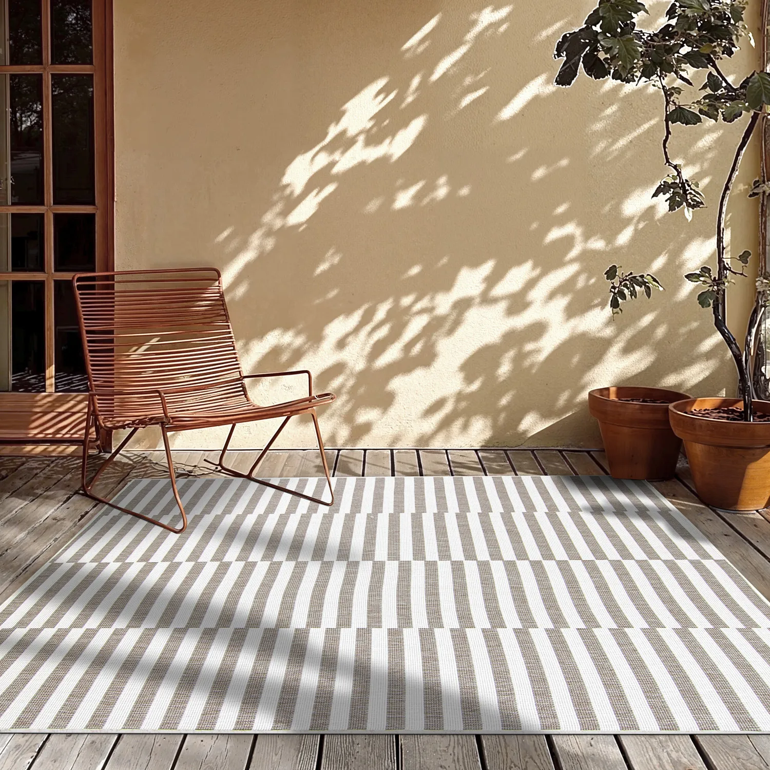 Koberec pre interiér a exteriér - Otto (béžový)