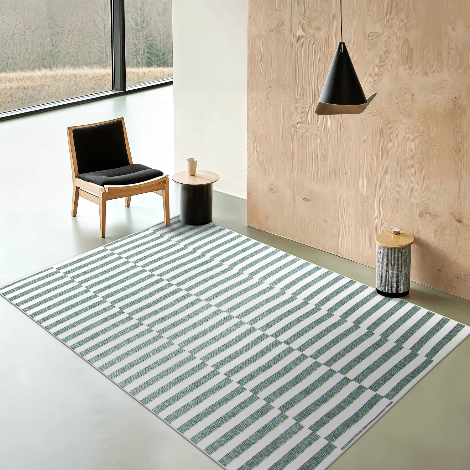 Koberec na interiér a exteriér - Otto (zelený)