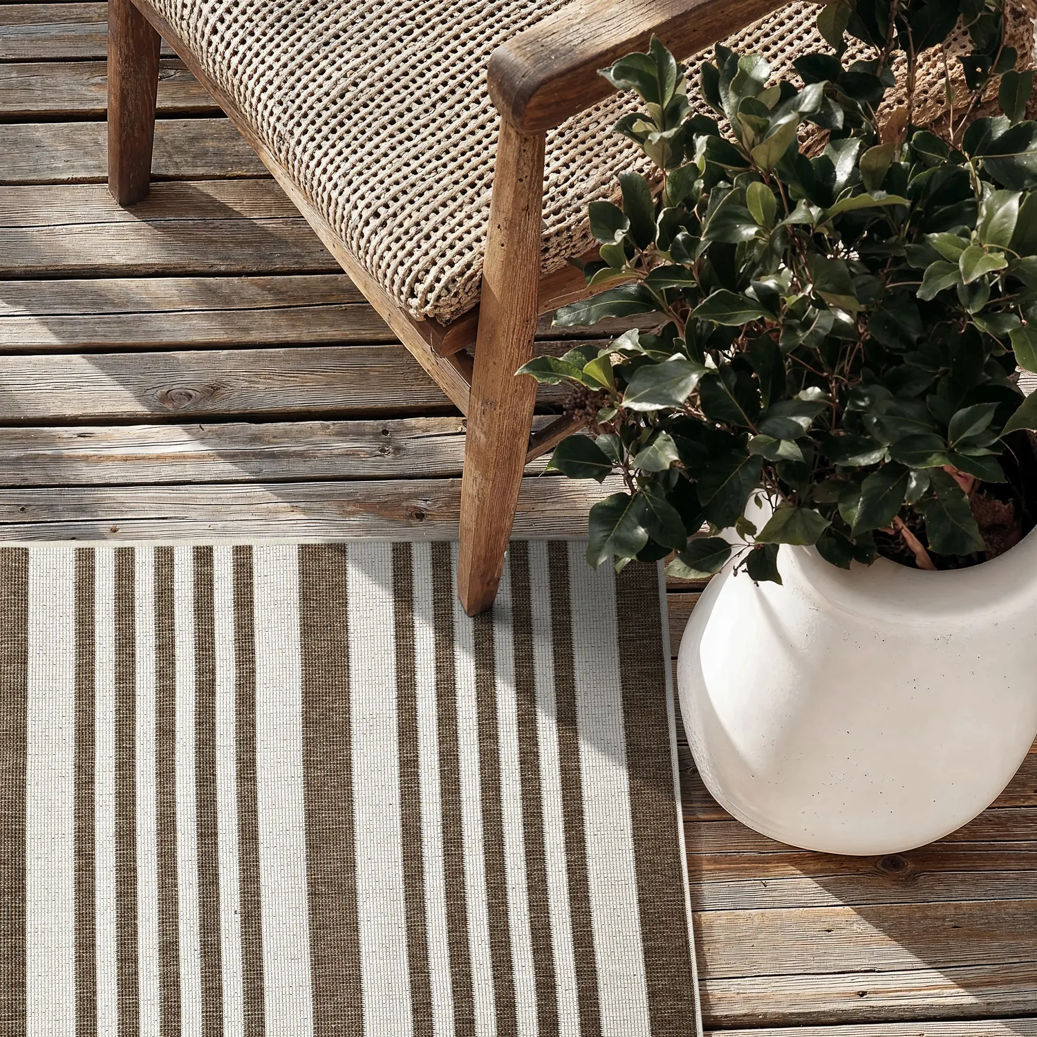 Koberec na vnútorné a vonkajšie použitie - Riley (béžový)