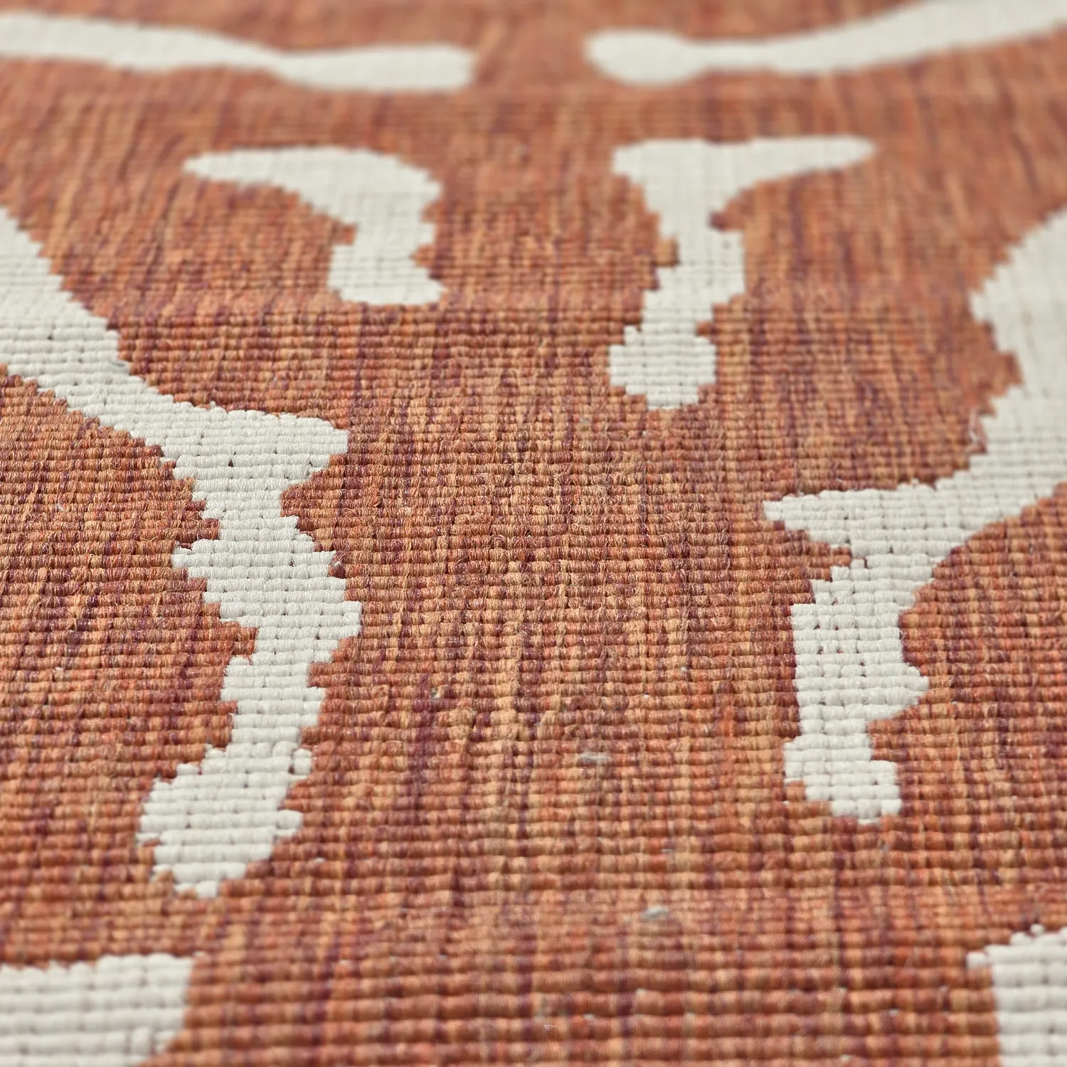 Kruhový koberec - Indoor/Outdoor Winona (oranžový)