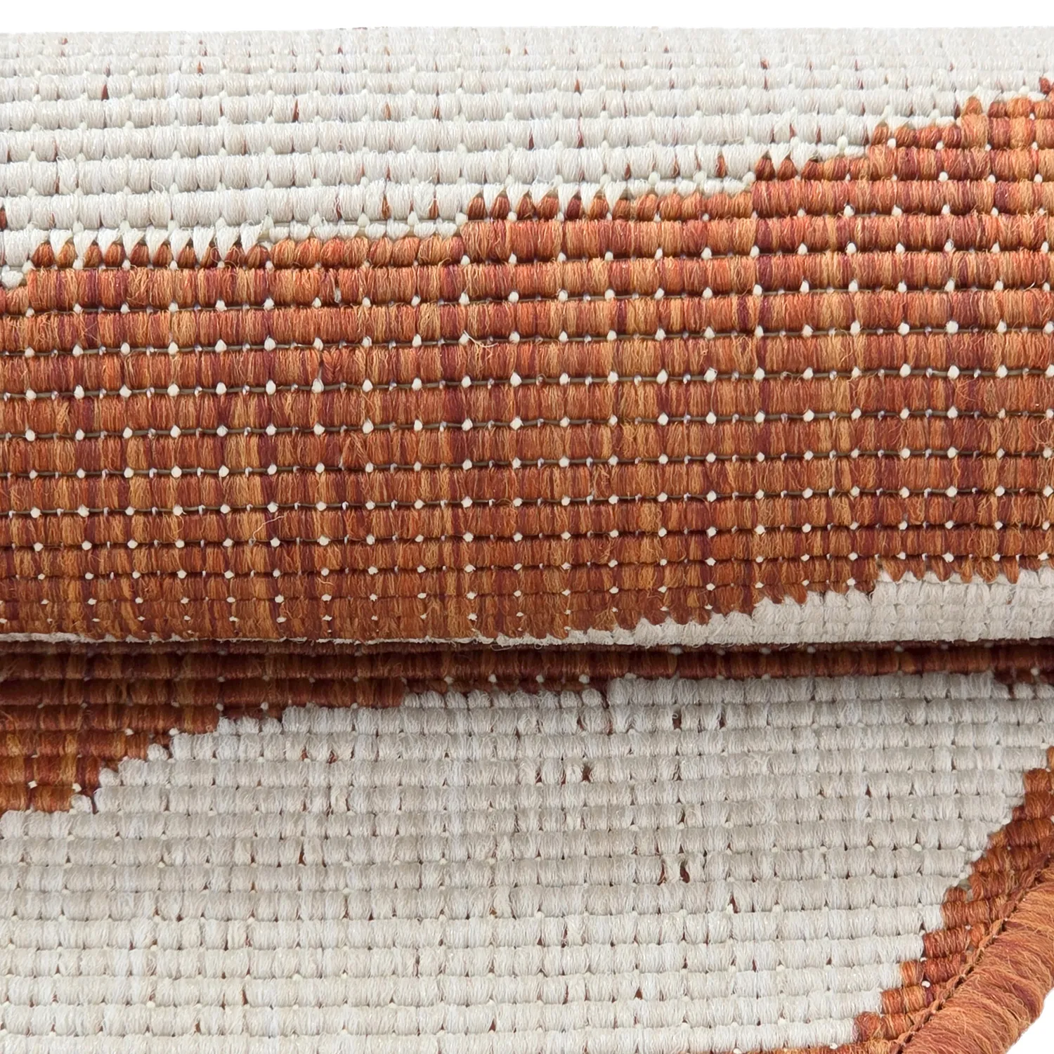 Kruhový koberec - Indoor/Outdoor Winona (oranžový)