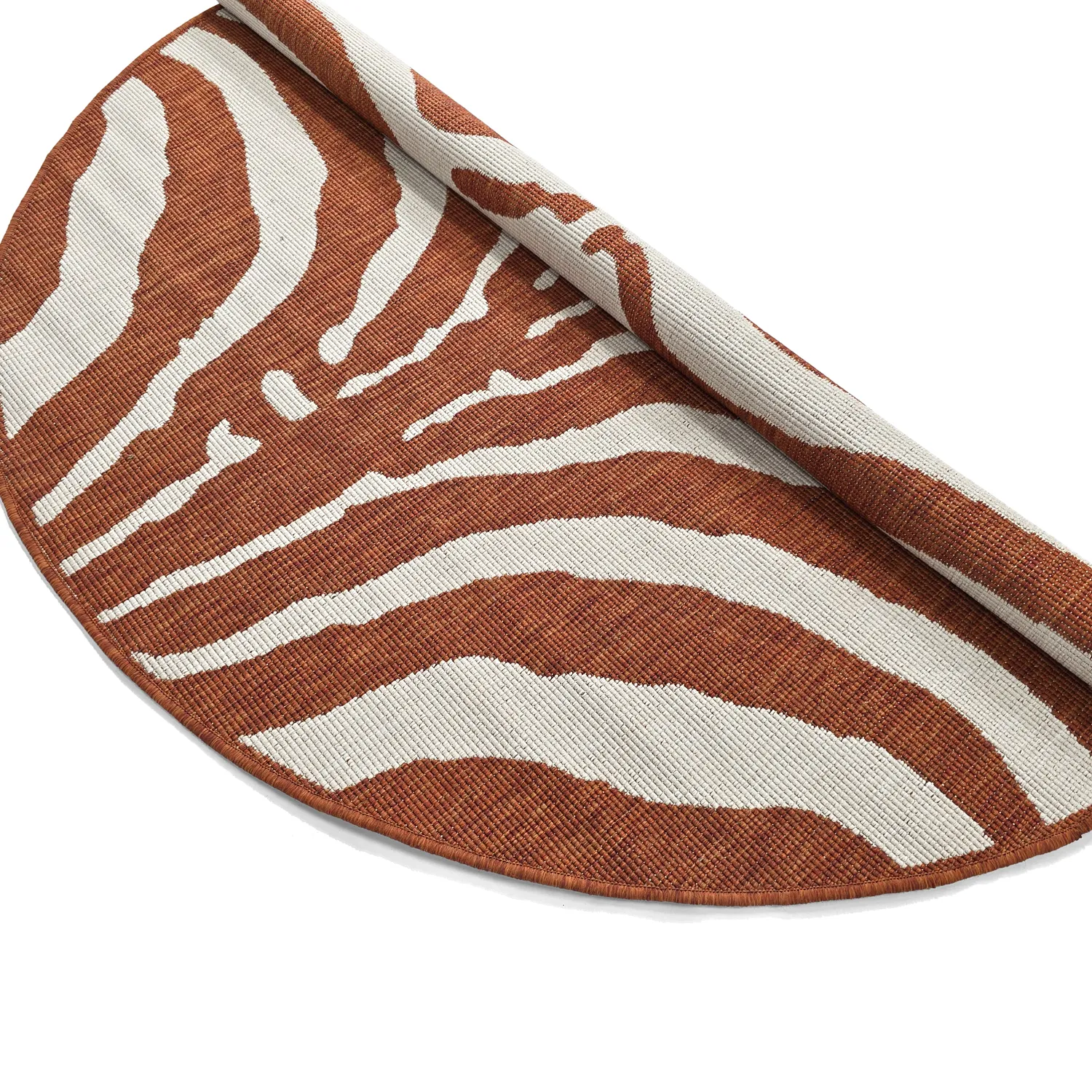 Kruhový koberec - Indoor/Outdoor Winona (oranžový)