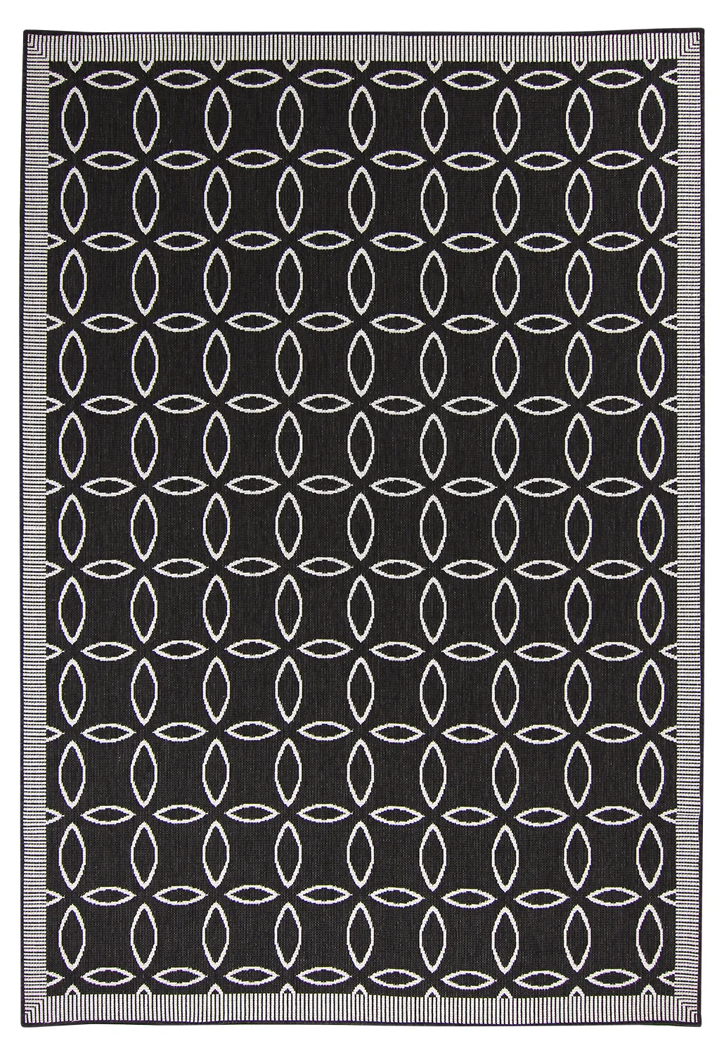 Koberec na vnútorné a vonkajšie použitie - Dewey (čierny)