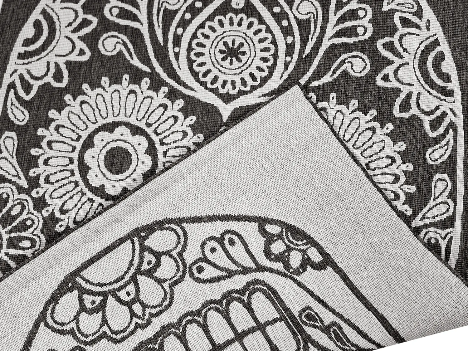 Koberec na interiér a exteriér - Raylan (čierny)