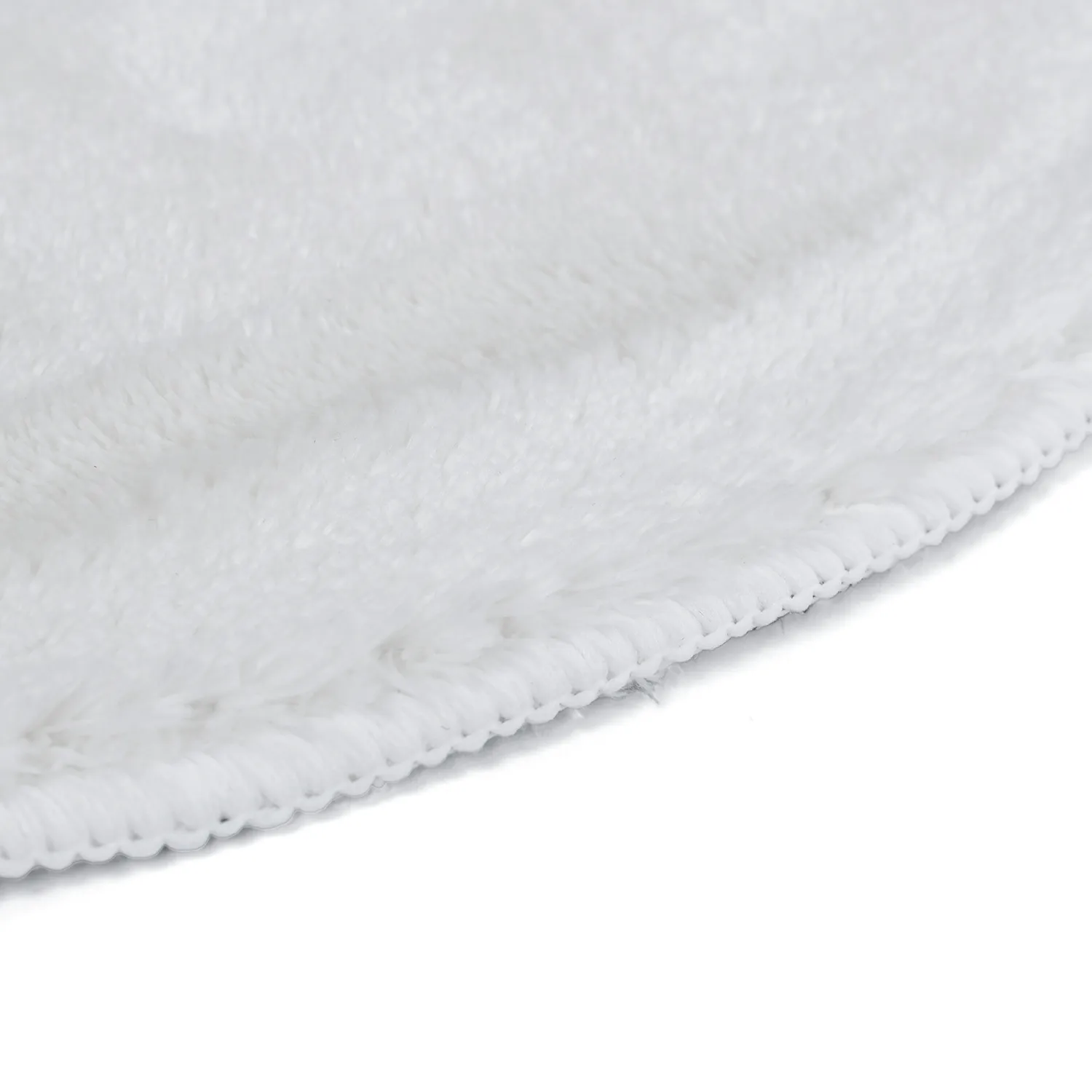 Vågig Gångmatta - Aranga Super Soft Fur (vit)