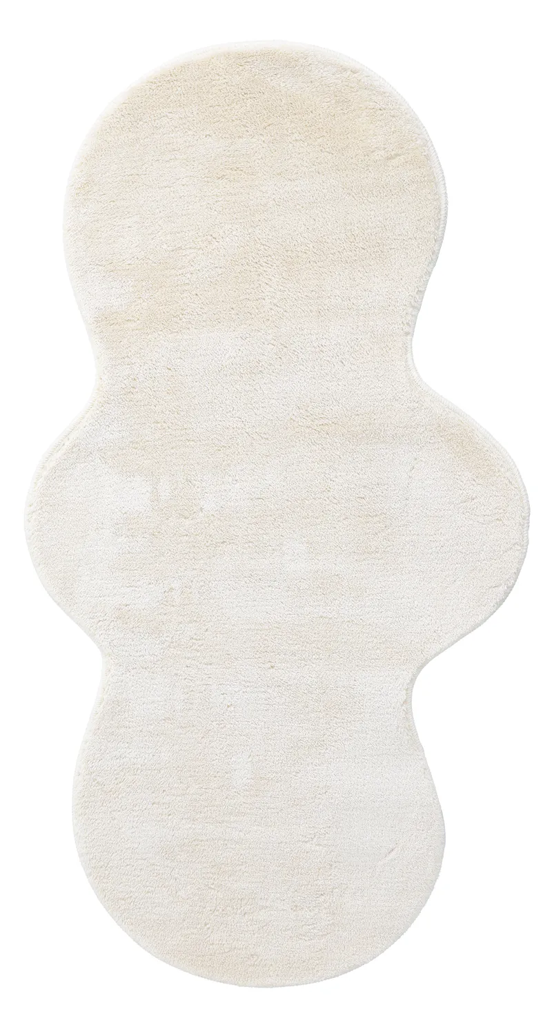 Vågig Gångmatta - Aranga Super Soft Fur (beige)
