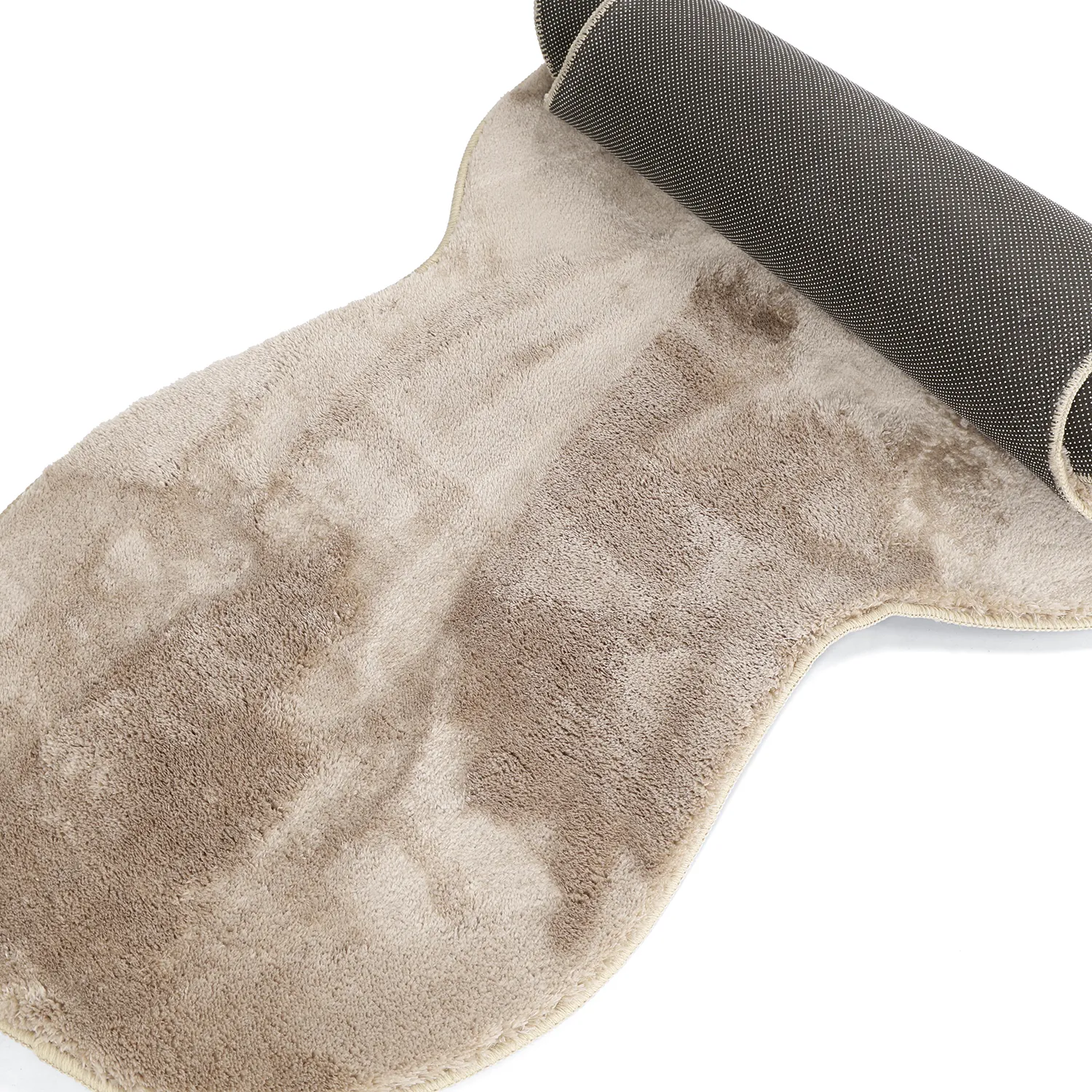 Vågig Gångmatta - Aranga Super Soft Fur (brun)