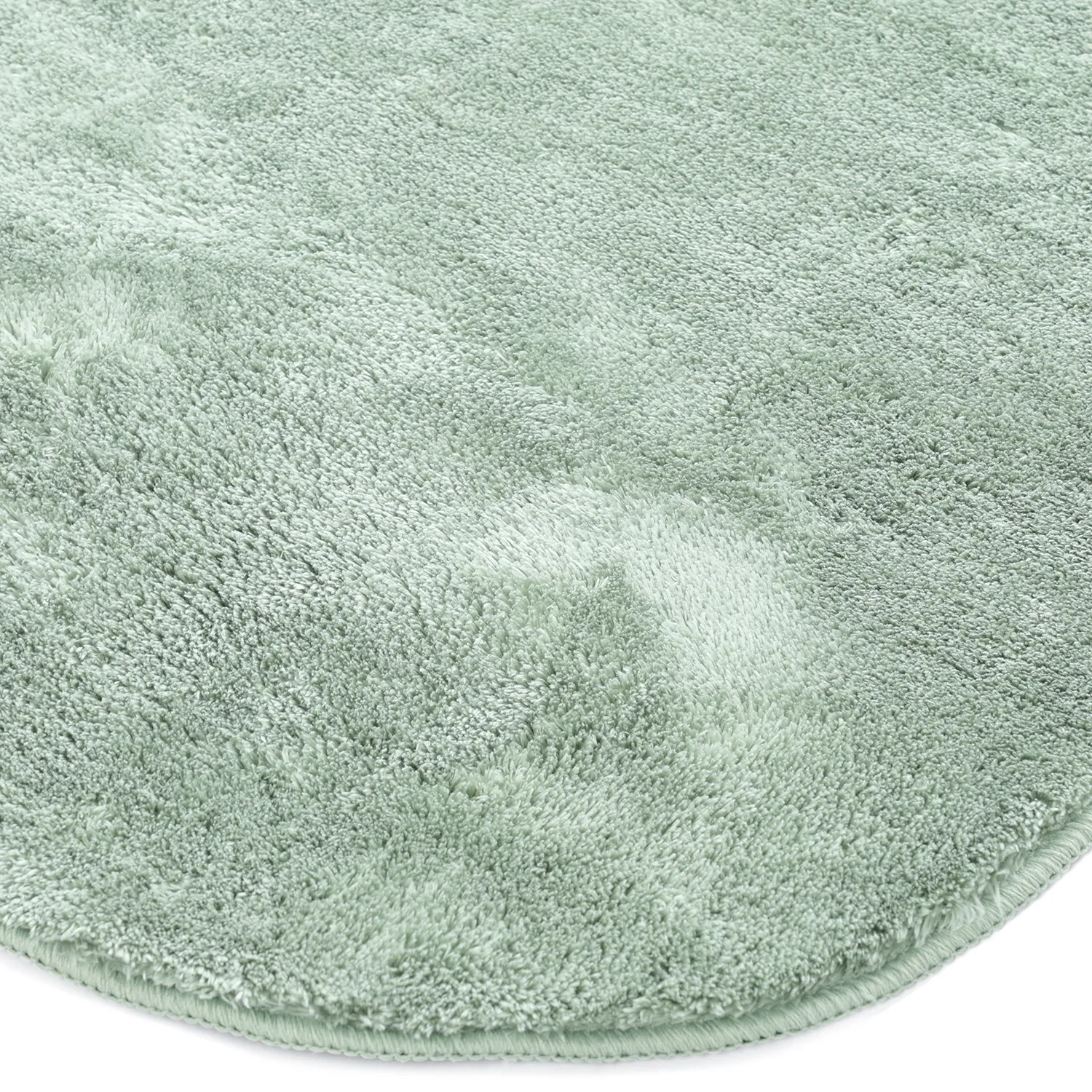 Vågig Gångmatta - Aranga Super Soft Fur (grön)