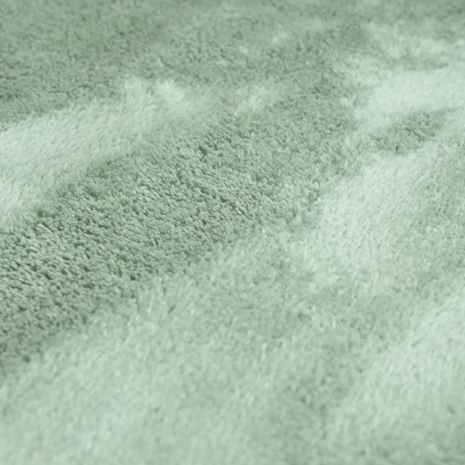 Vågig Gångmatta - Aranga Super Soft Fur (grön)
