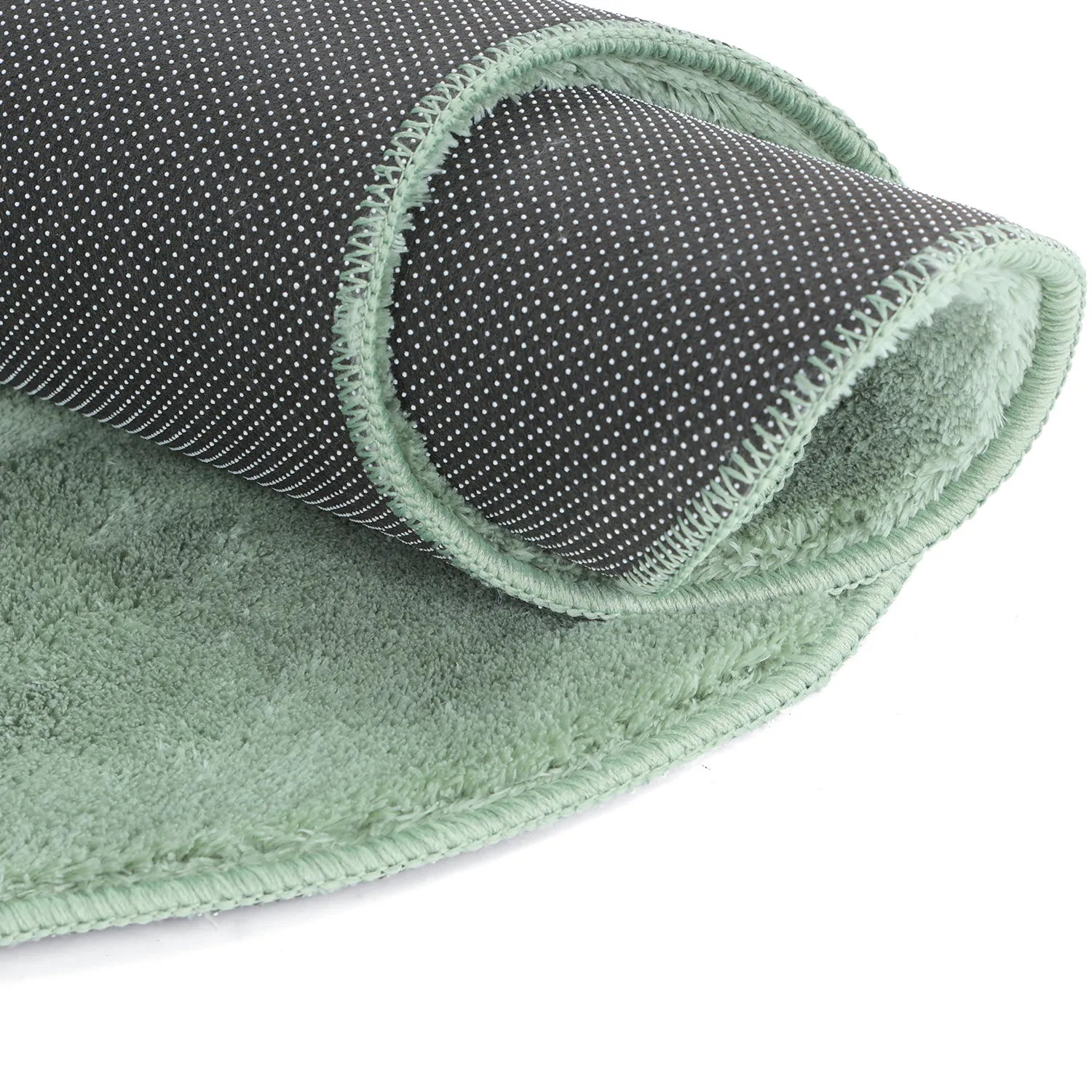 Vågig Gångmatta - Aranga Super Soft Fur (grön)