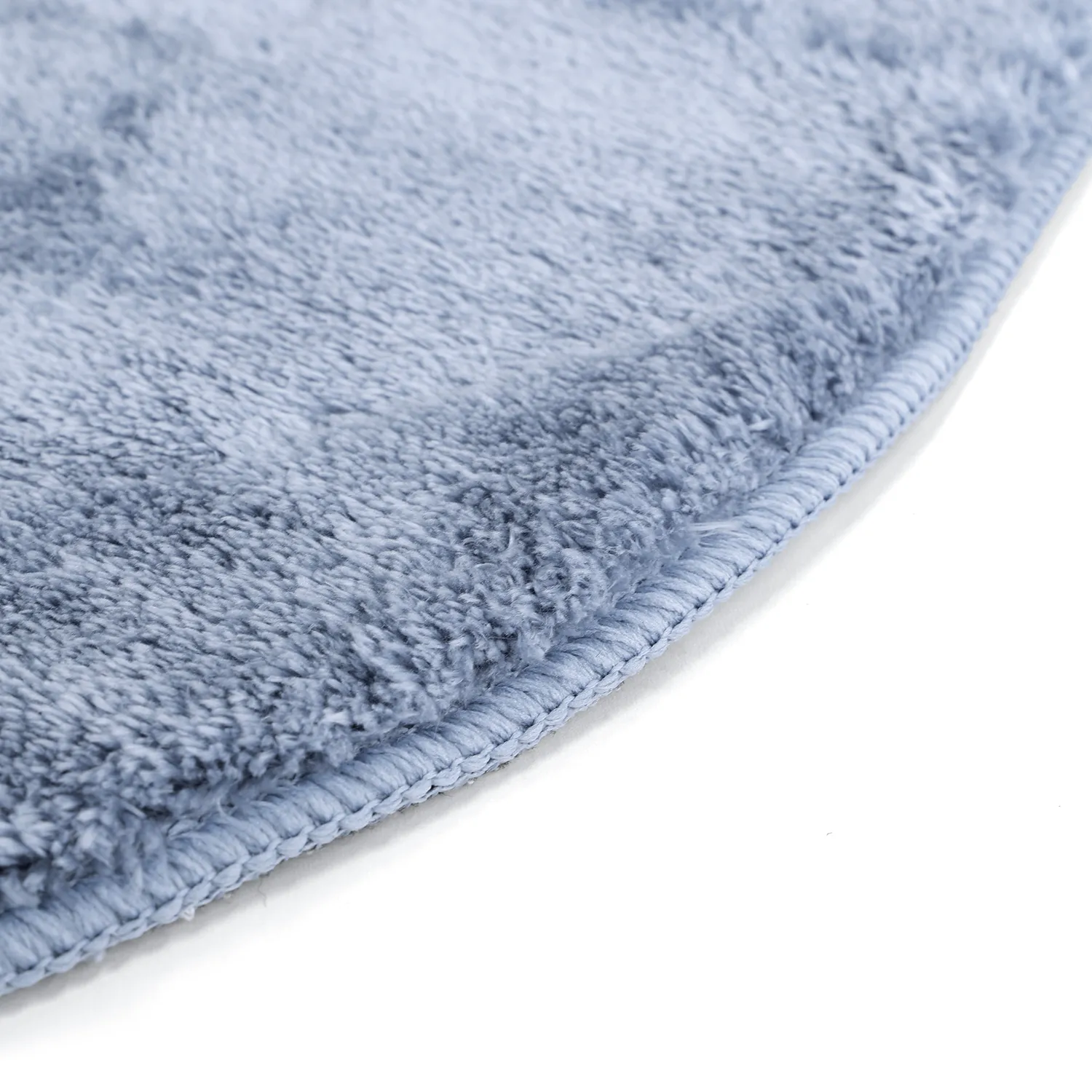 Vågig Gångmatta - Aranga Super Soft Fur (stålblå)