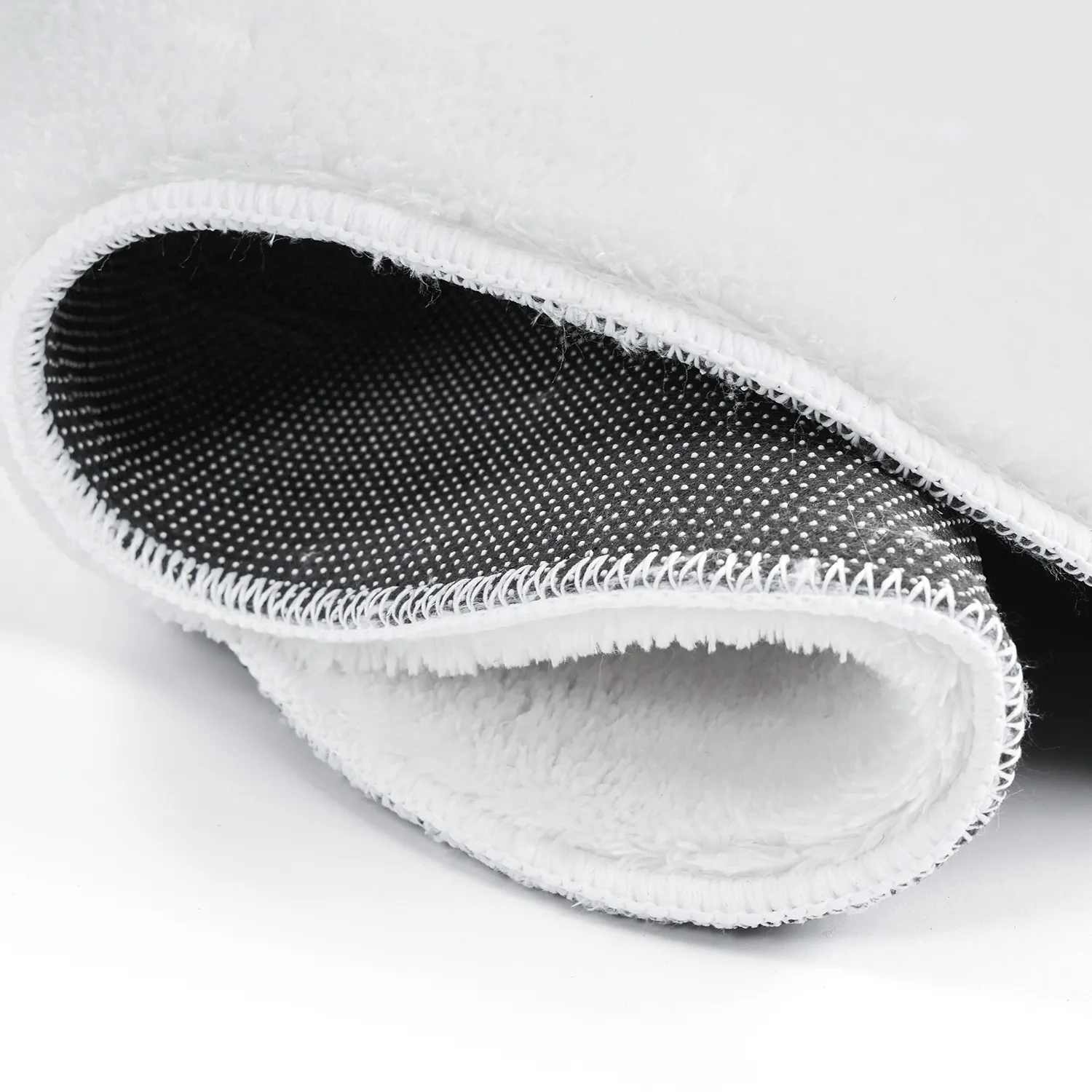 Vågig Gångmatta - Aranga Super Soft Fur (vit)