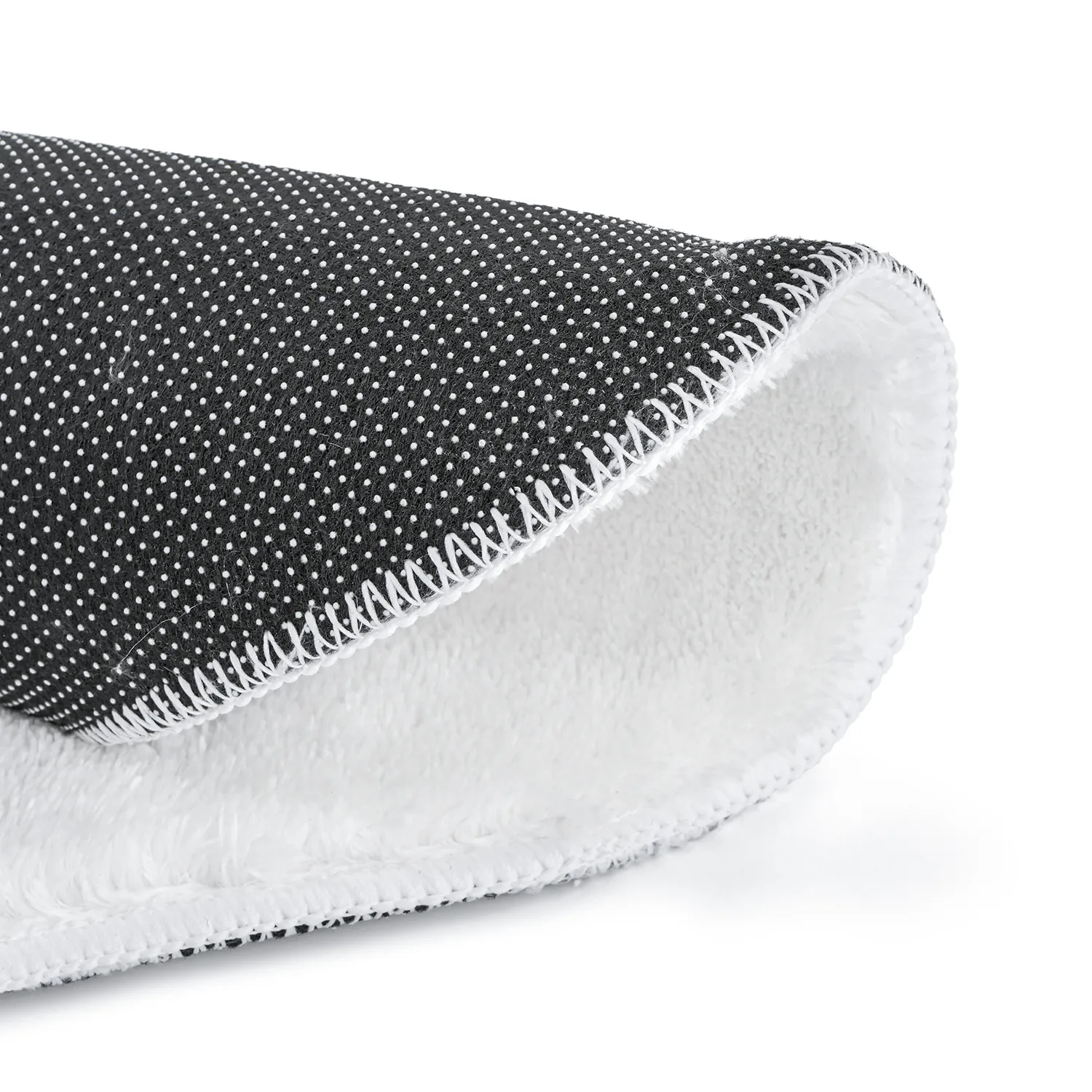 Vågig Gångmatta - Aranga Super Soft Fur (vit)