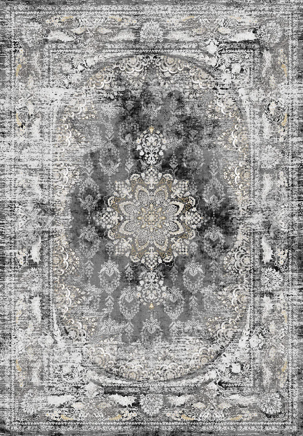 Koberec Wilton - Valeria (čierny)